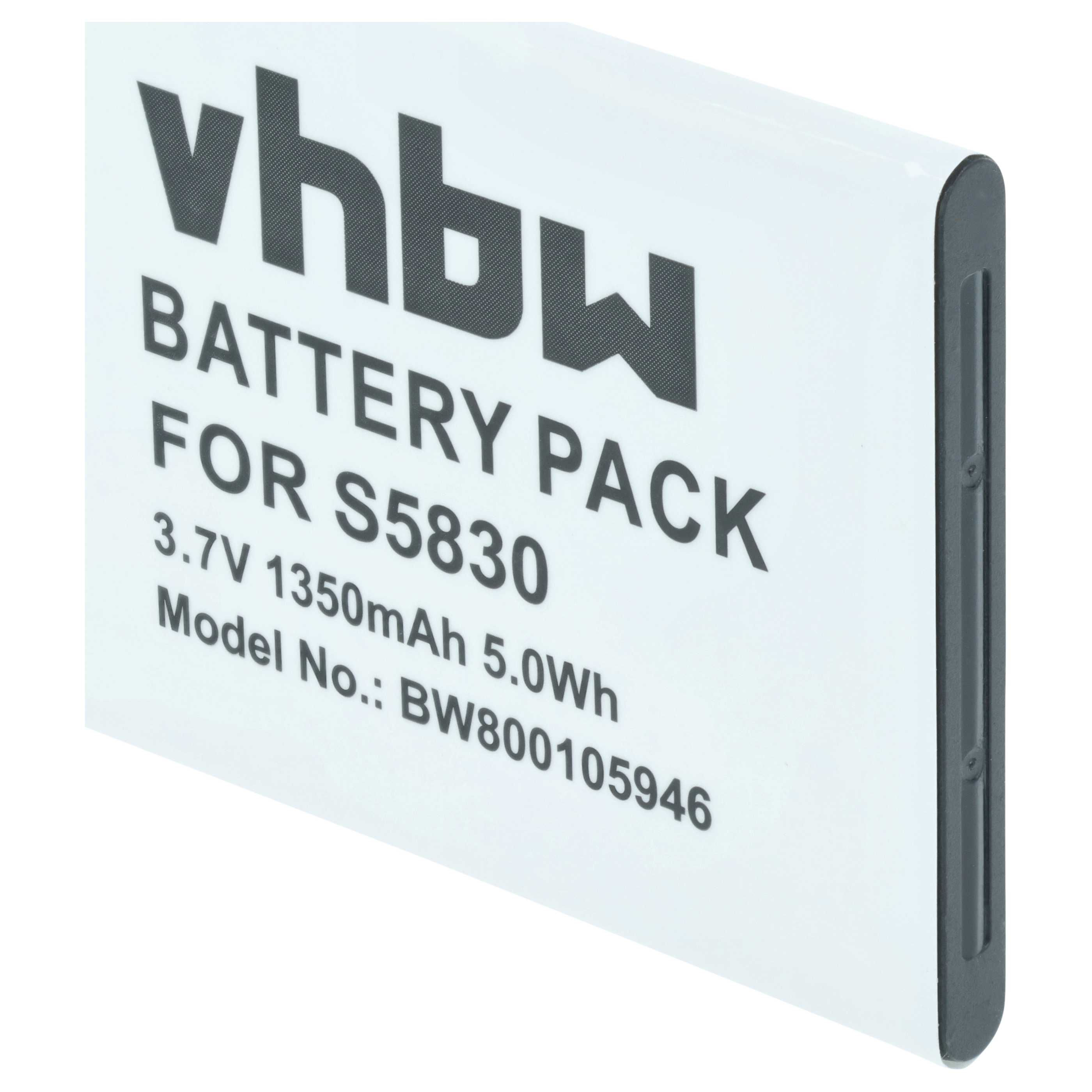 Mobile Phone Battery replaces Samsung EB494358VU - 1350 mAh 3.7 V Li-Ion