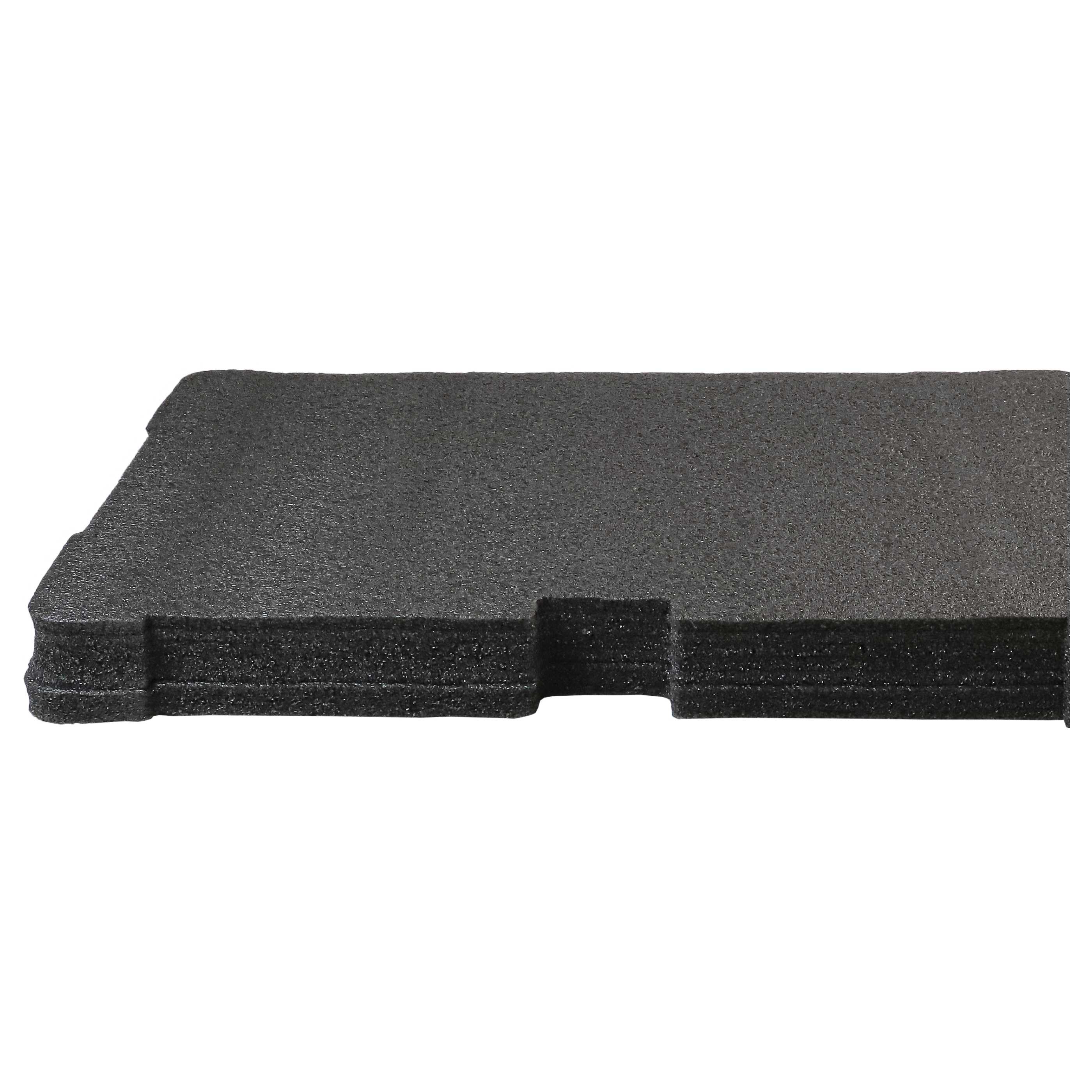2x Foam Insert replaces Milwaukee 4932471428 for Milwaukee Toolbox - foam