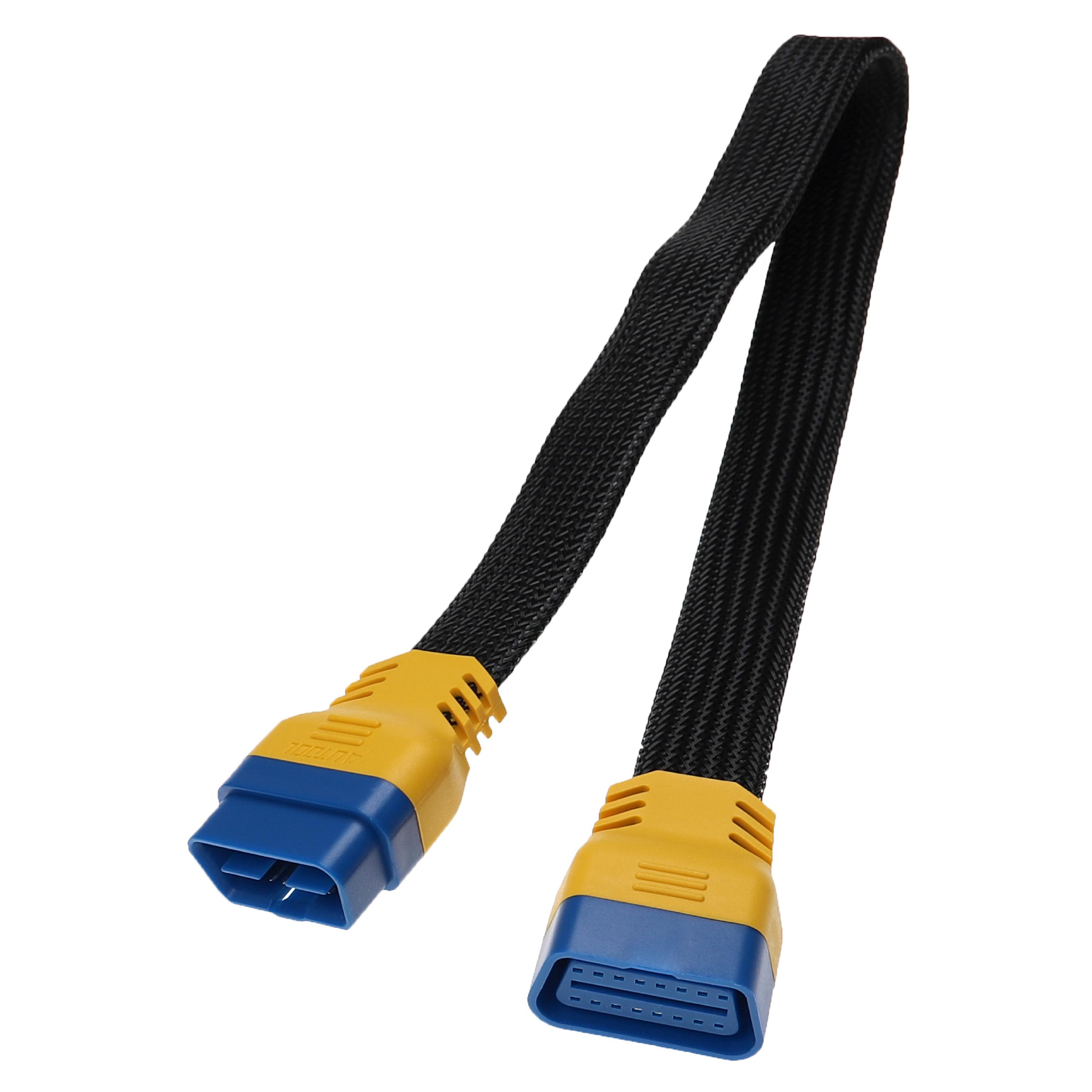 vhbw OBD2 Extension Cable 16 Pin (f) to 16 Pin (m) for LKW, Car, Vehicle - 60 cm