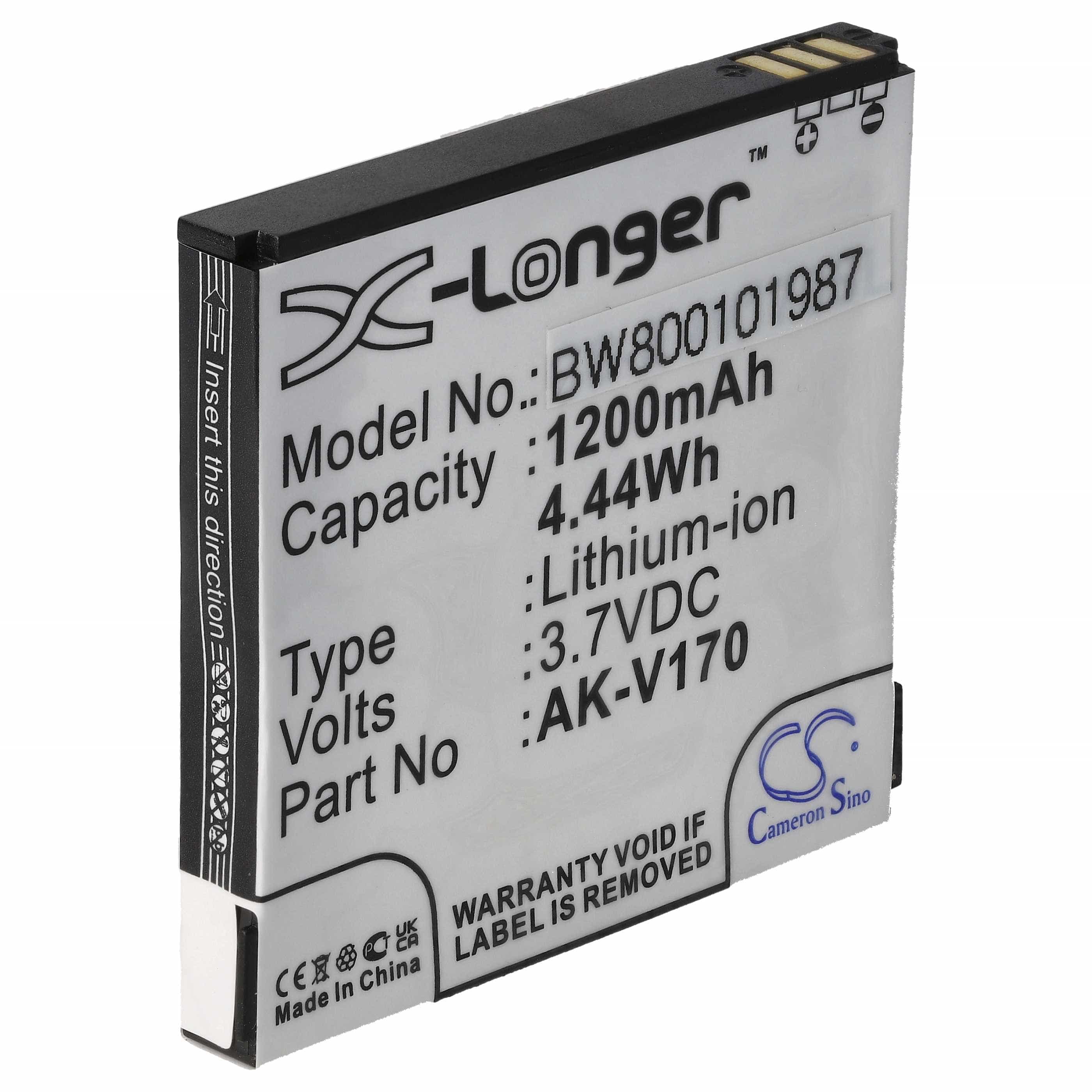 Akumulator do telefonu dla seniora zamiennik Emporia AK-V170 - 1200 mAh 3,7 V Li-Ion