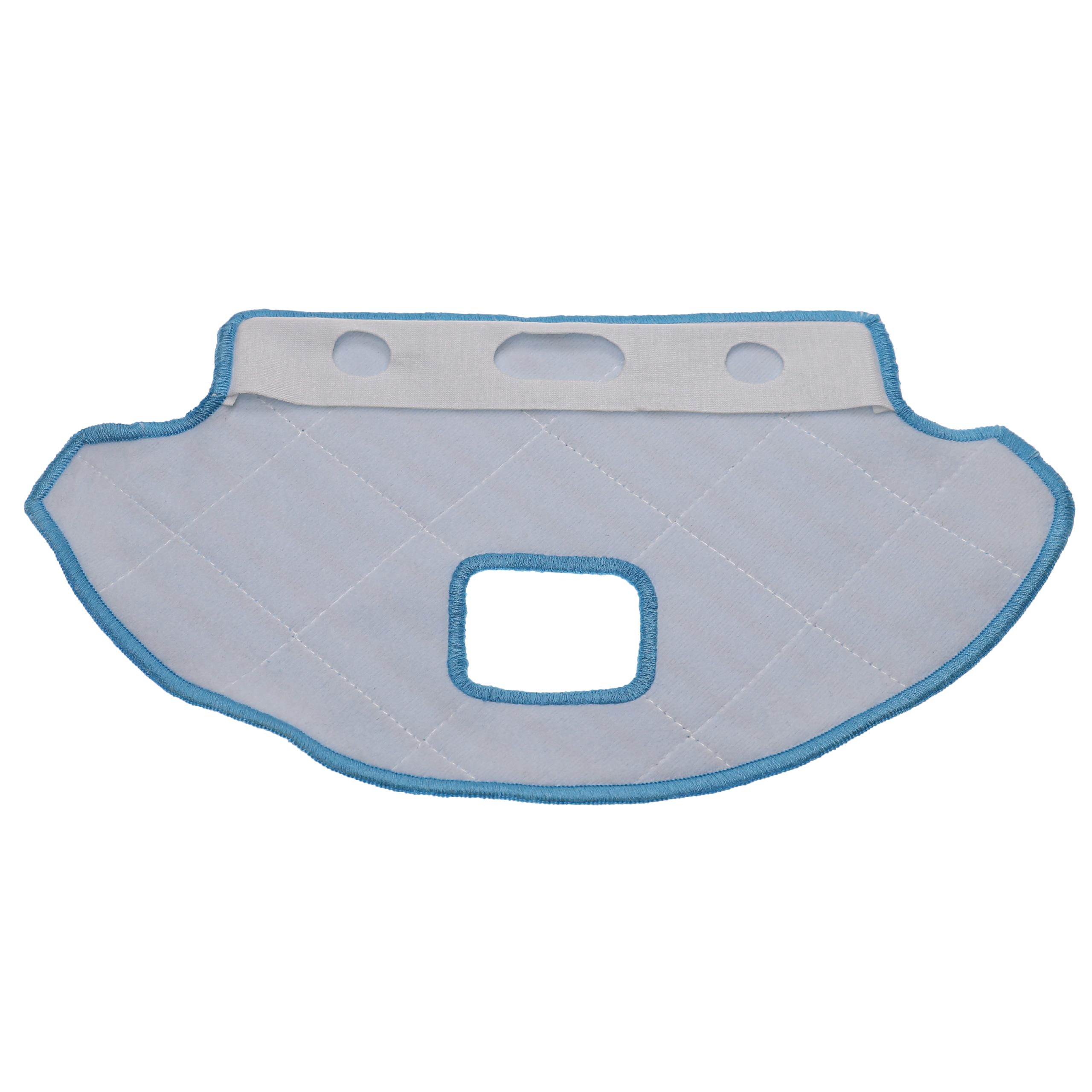 Water Tank Support (incl. Mopping Pad) suitable for Ecovacs Deebot Ozmo 930 Robot Vacuum Cleaner - plastic, bl