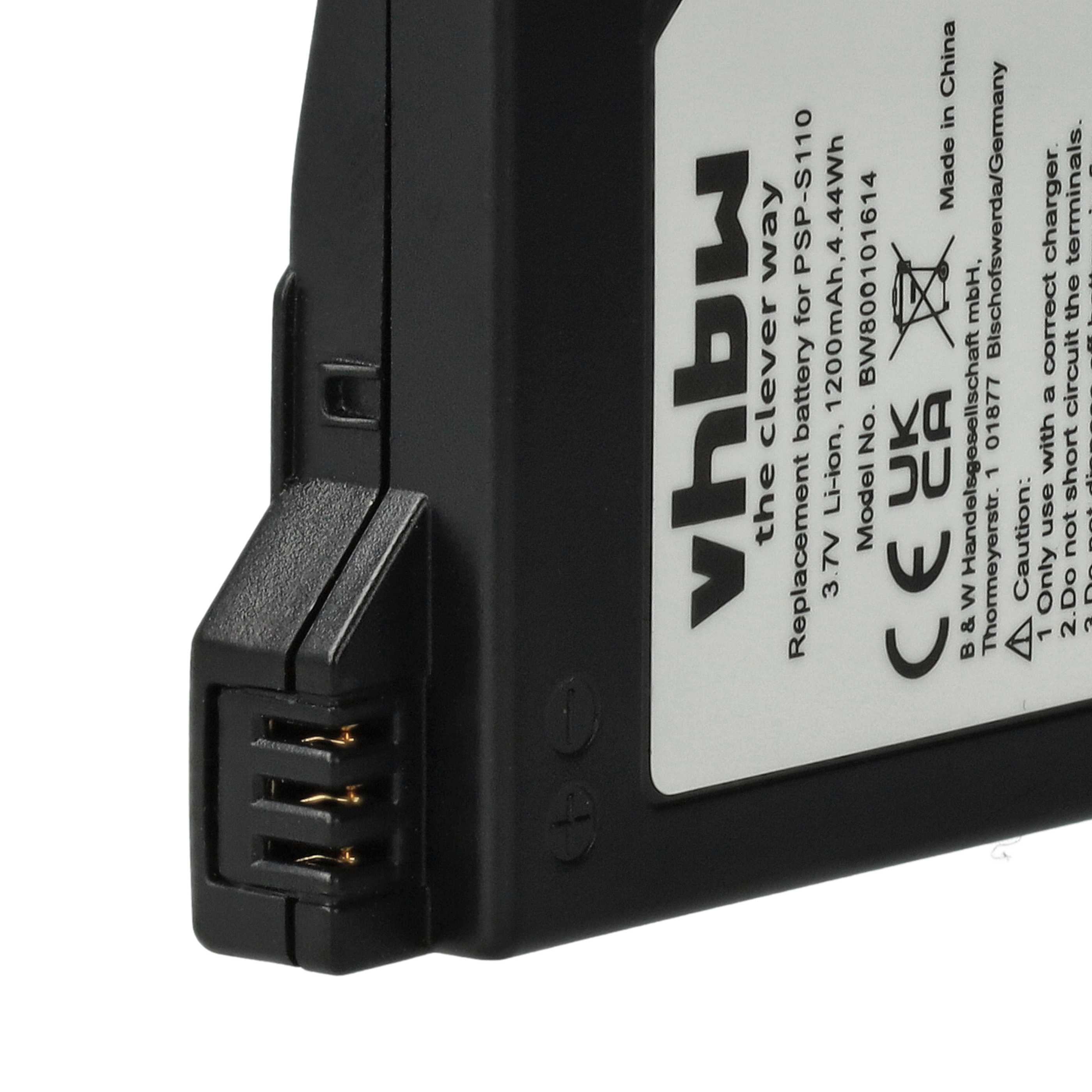  Games Console replaces Sony PSP-S110 for Sony - 1200mAh, 3.7V