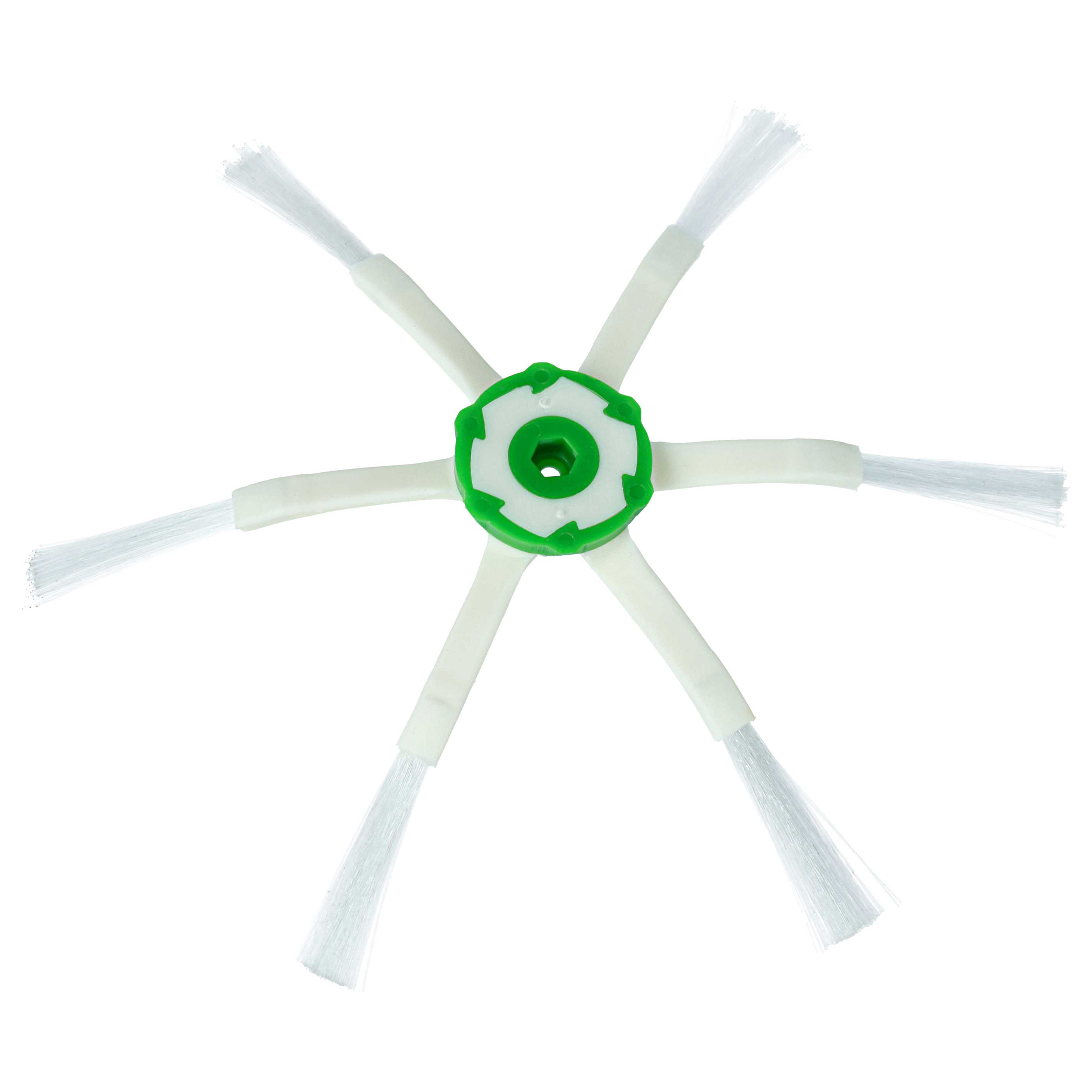 3x Szczotka boczna do robota sprzątającego iRobot - szczotki 6-ramienne, biały / zielony