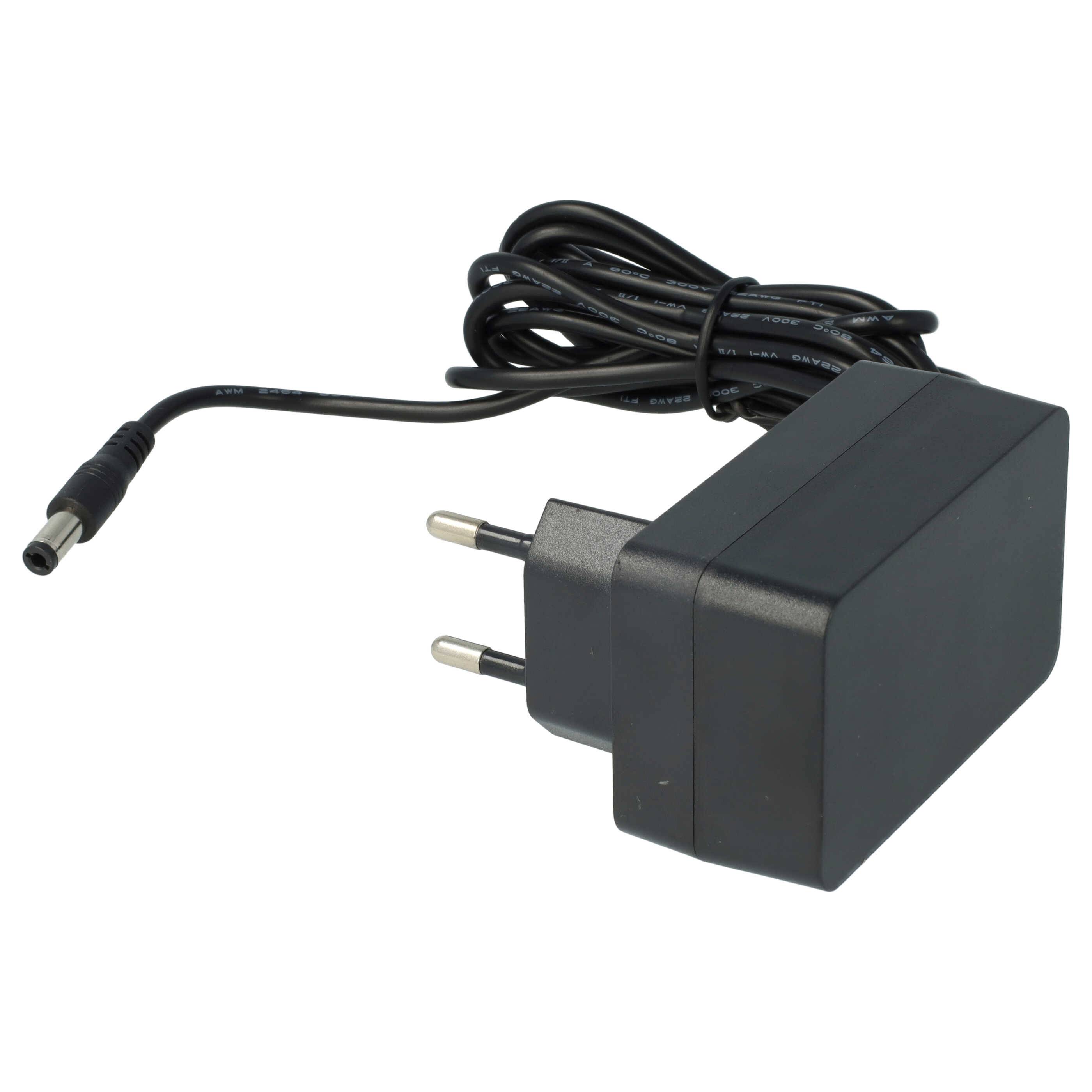 Mains Power Adapter suitable for Ecovacs Deebot D83 Robot Vacuum Cleaner Charging Station - 170 cm long Cable