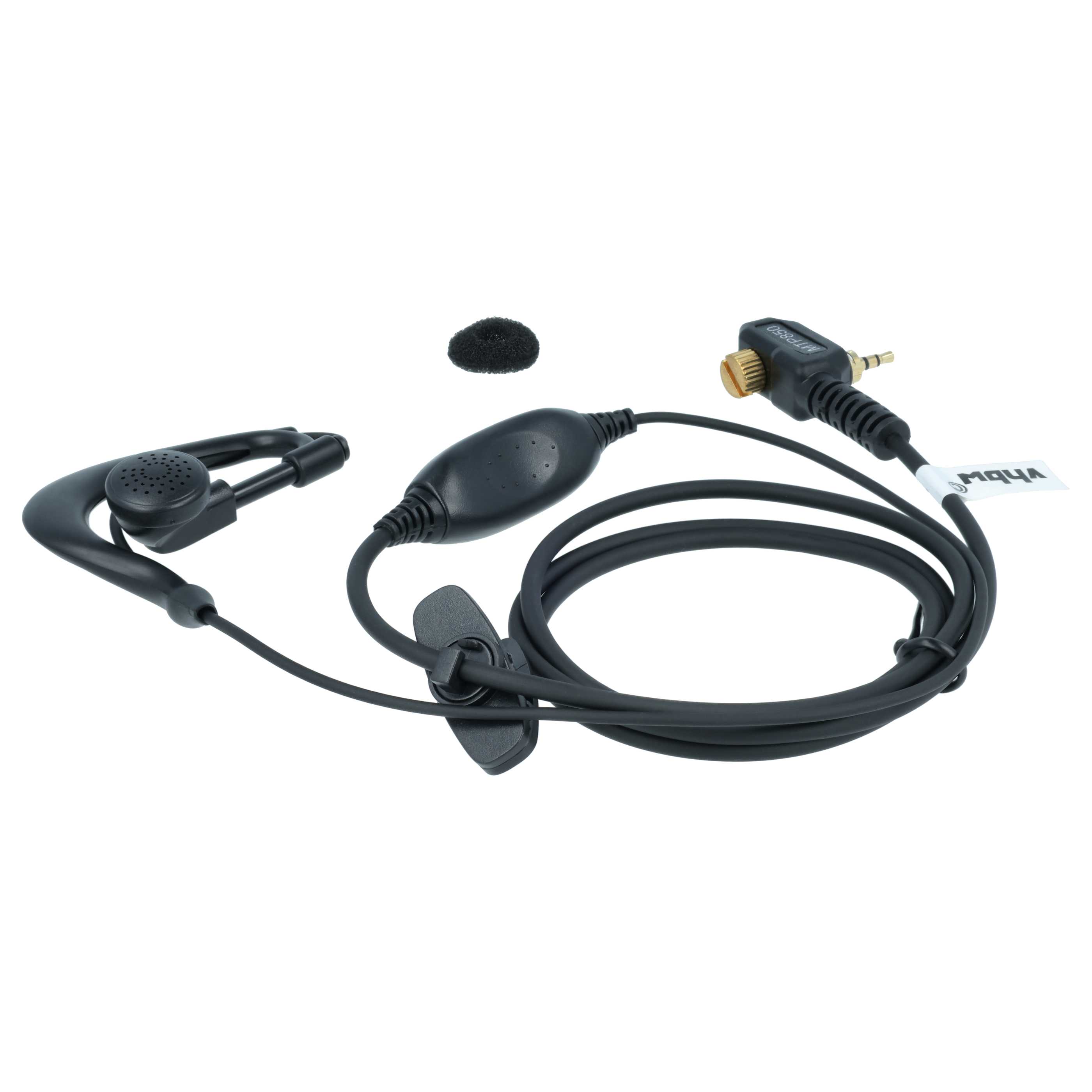5x Security Radio Headset as Replacement Motorola FTN6583 - "Take Call Button", Clip Mount