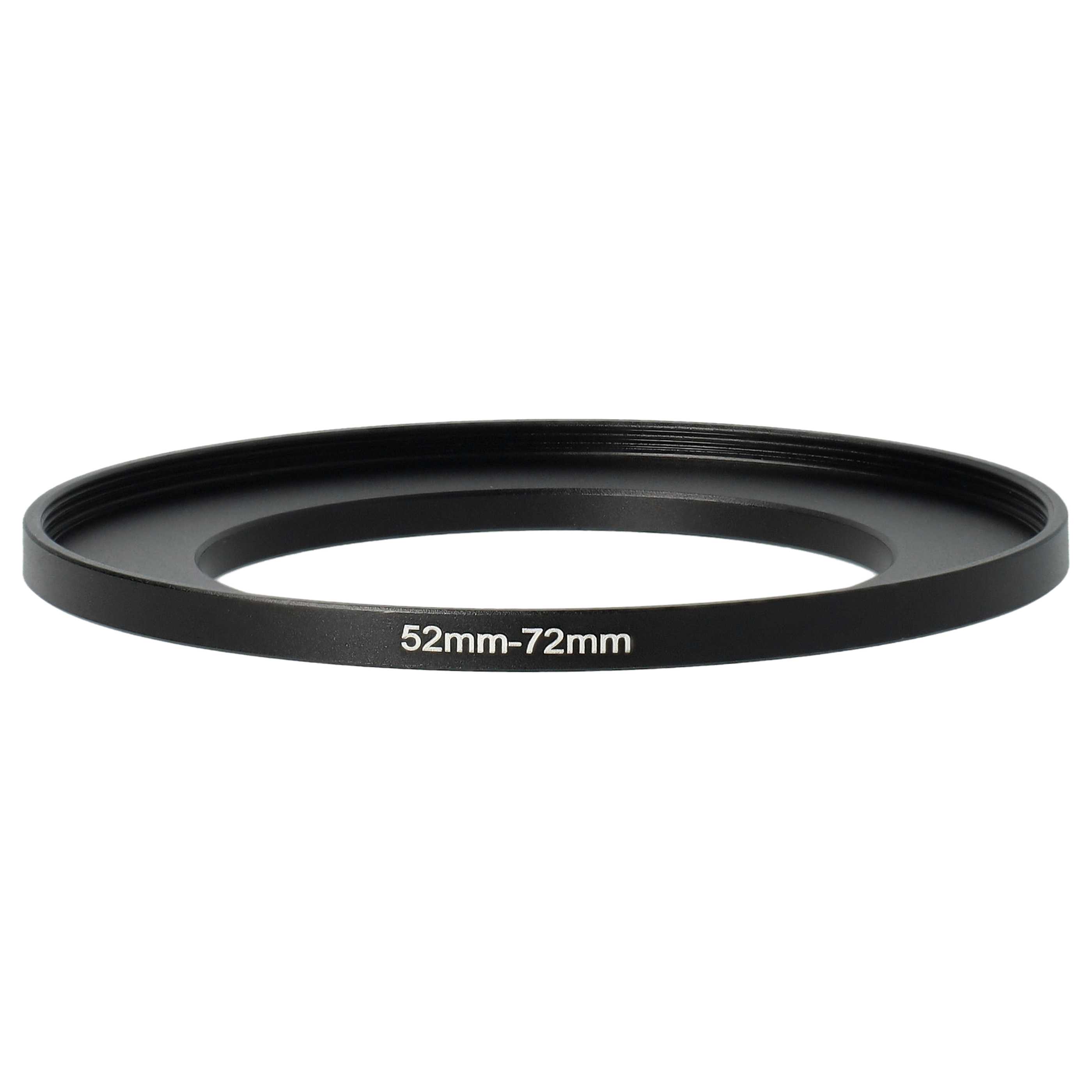 Step-Up Ring Adapter of 52 mm to 72 mm for various Camera Lens - Filter Adapter