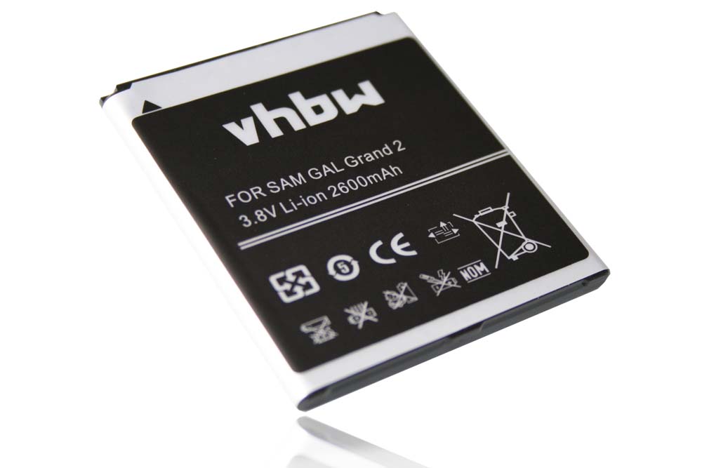 Batteria sostituisce Samsung EB665468LU, EB-B220AC per cellulare Samsung - 2600mAh 3,8V Li-Ion