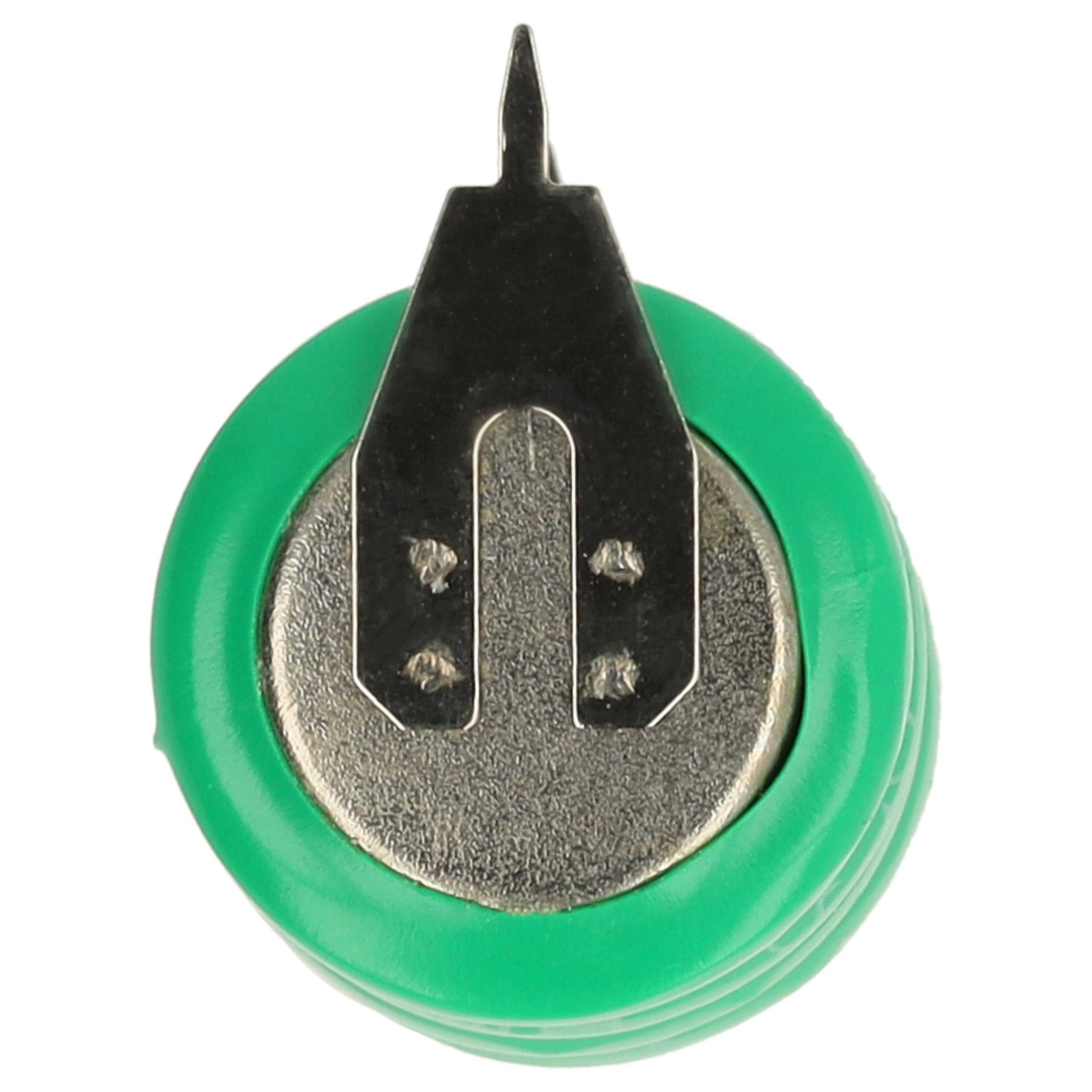 10x Button Cell Battery Type V80H 2 Pins for Model Building Solar Lamps etc. - 80 mAh 4.8 V NiMH