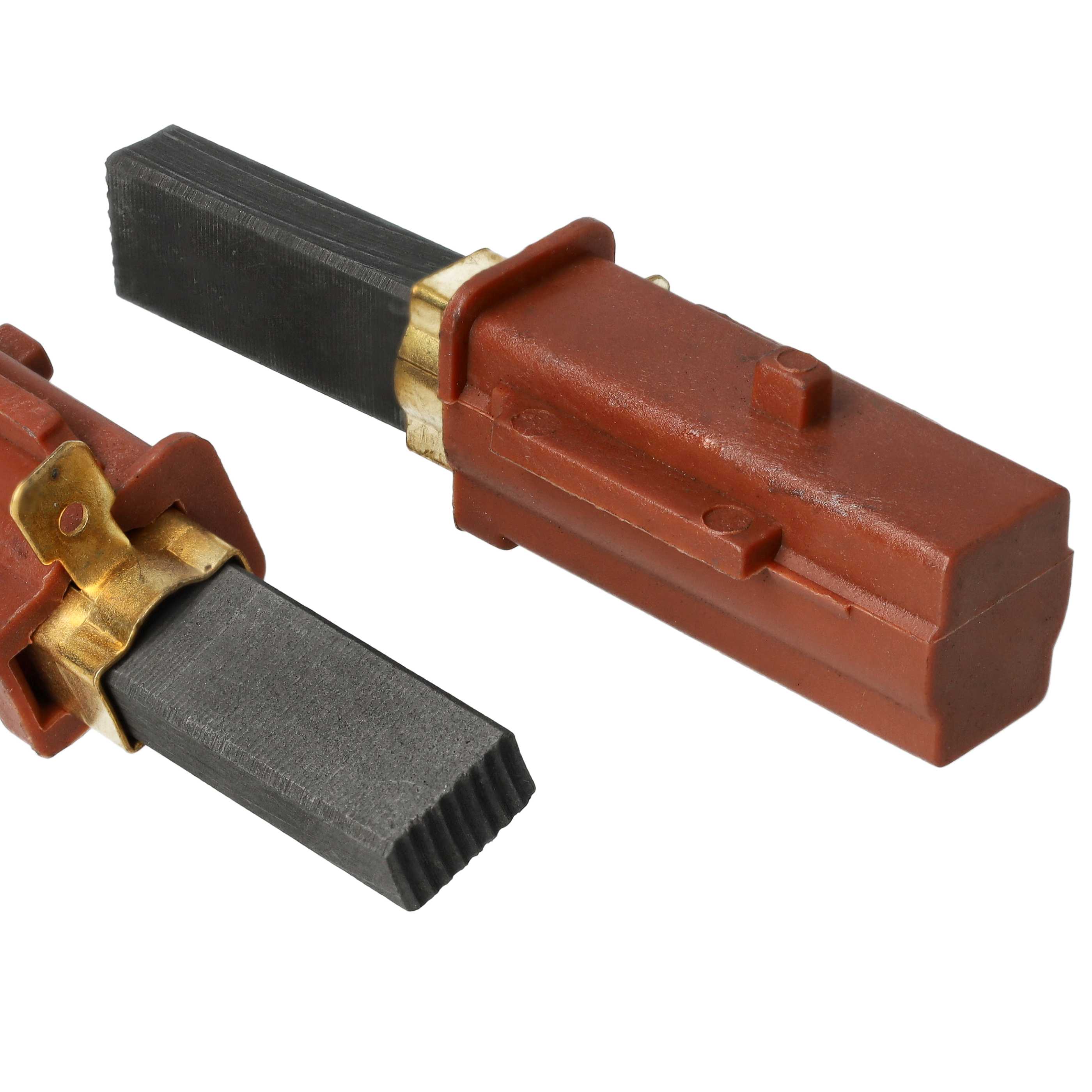 2x Kohlebürste passend für Ametek Lamb Elektromotoren ersetzt 333261, 2311480 - 6,3 x 11 x 33mm