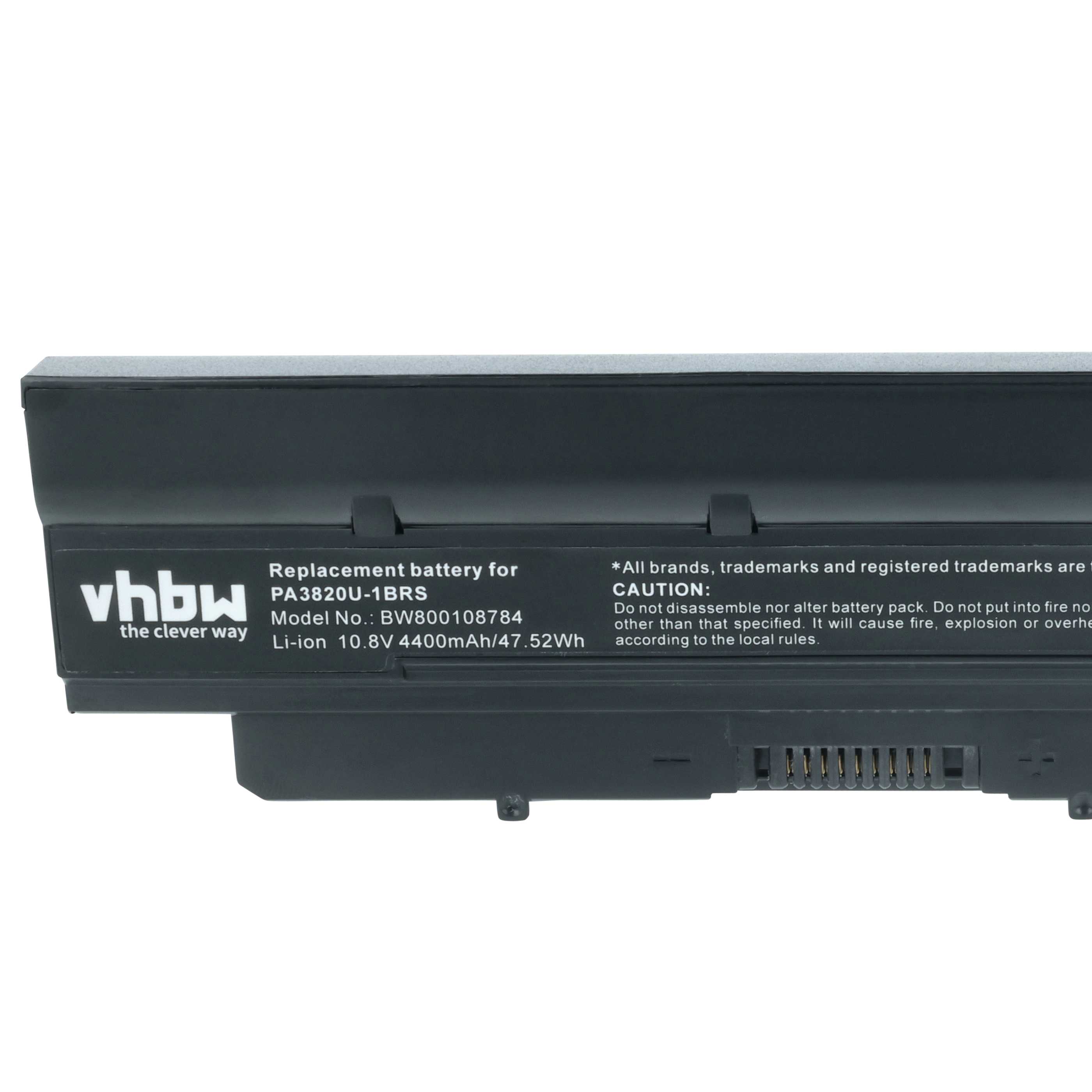 Akumulator do laptopa zamiennik Toshiba PABAS231, PA3820U-1BRS, PA3821U-1BRS - 4400 mAh 10,8 V Li-Ion, czarny