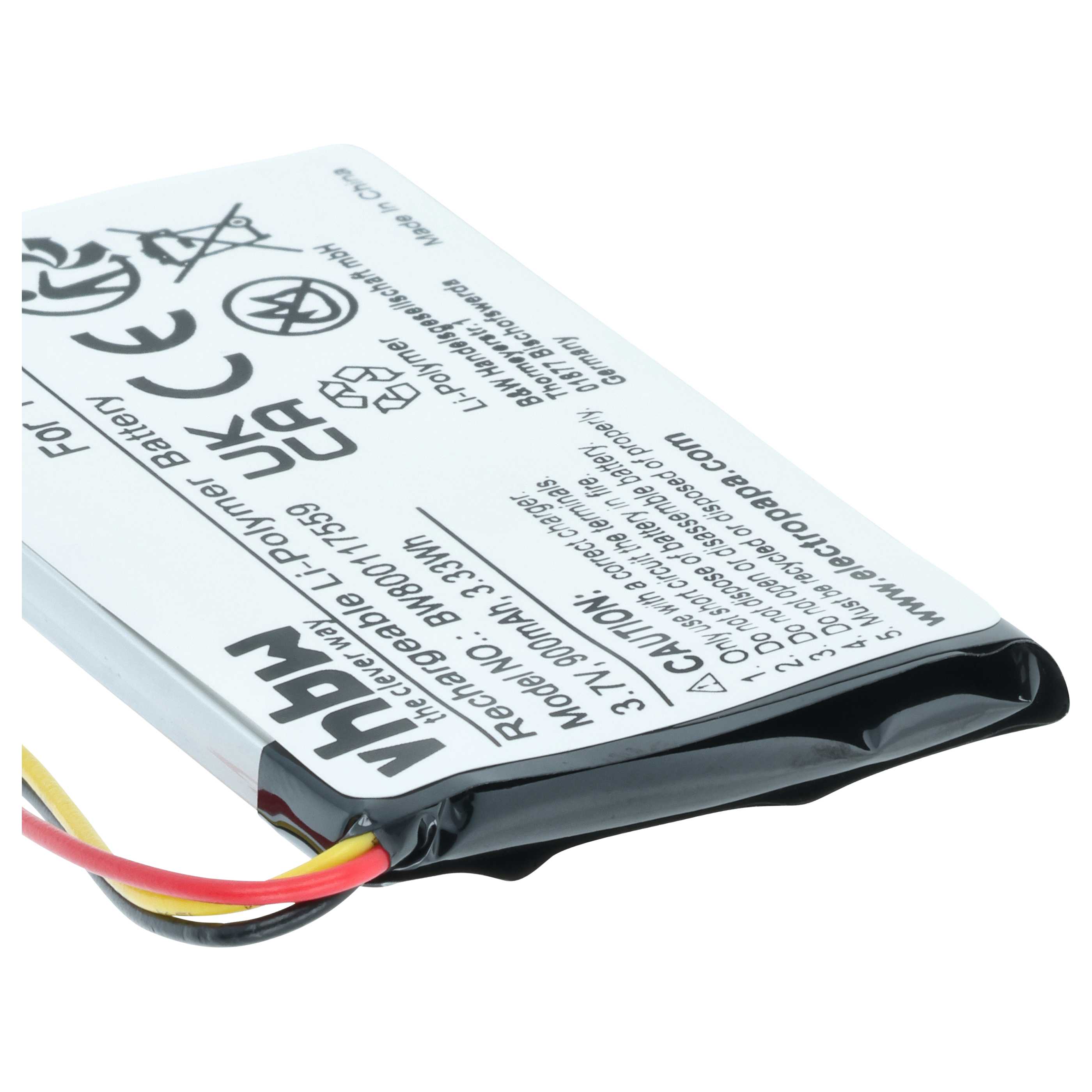 Akumulator do słuchawek bezprzewodowych zamiennik Turtle Beach FT603048P - 900 mAh 3,7 V Li-Ion