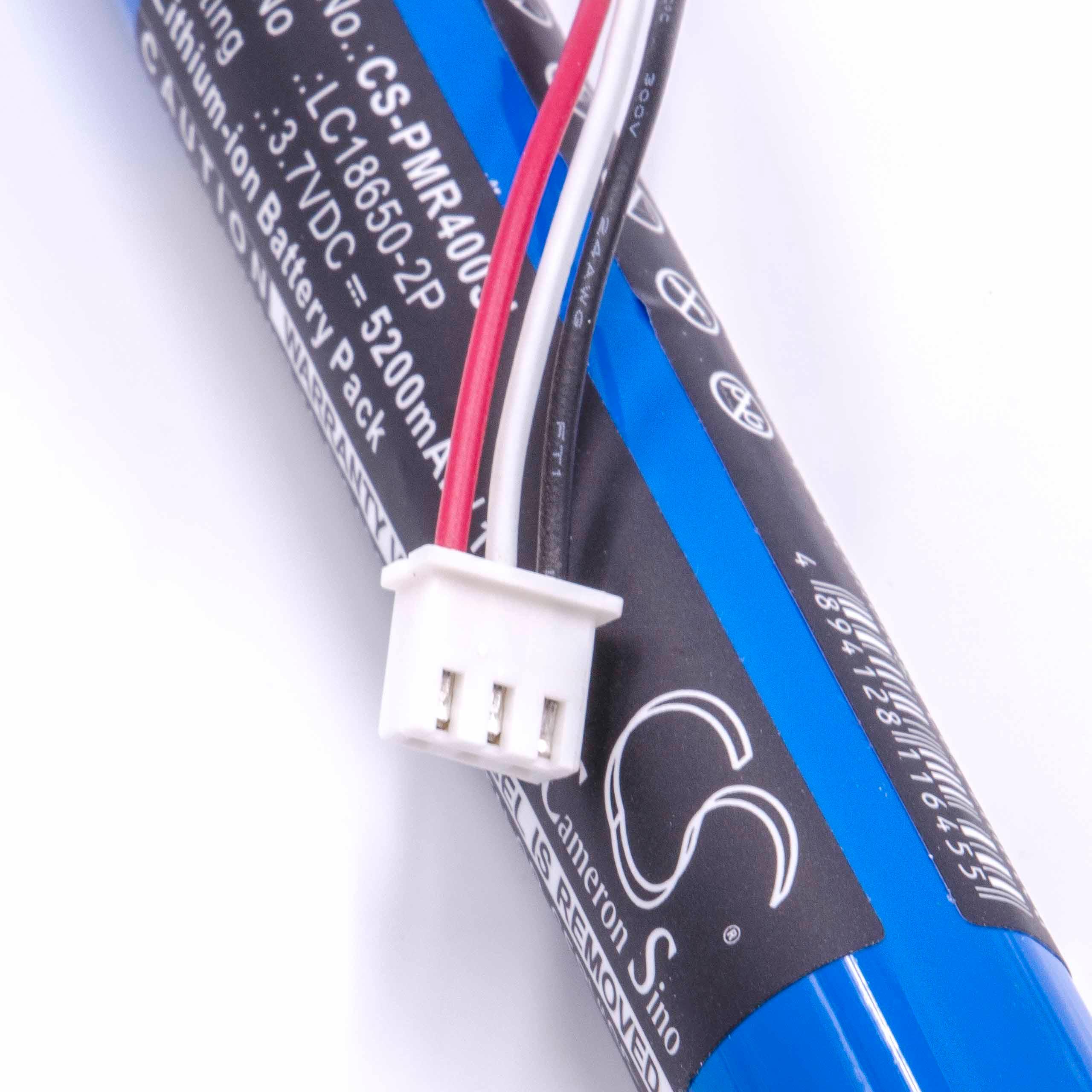 Batterie remplace Pure LC18650-2P pour radio - 5200mAh 3,7V Li-ion