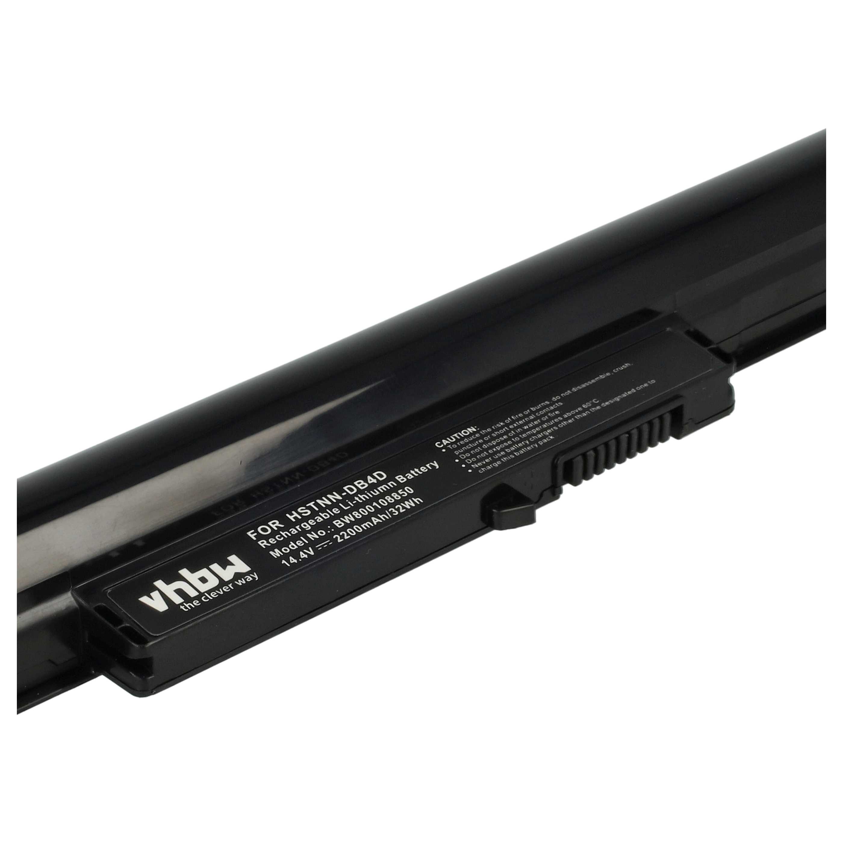 Akumulator do laptopa zamiennik HP 694864-851, 694864-51, 694864-241 - 2200 mAh 14,4 V Li-Ion, czarny