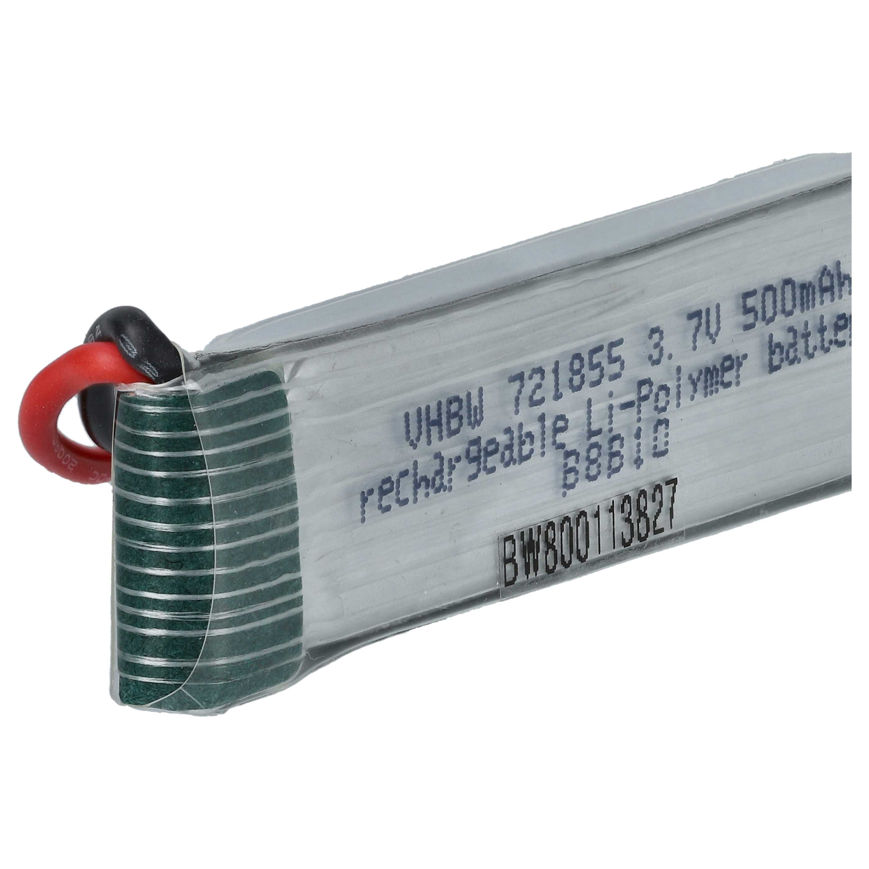 Drohnen-Akku passend für UDI U818A Quadrocopter - 500mAh 3,7V Li-Ion