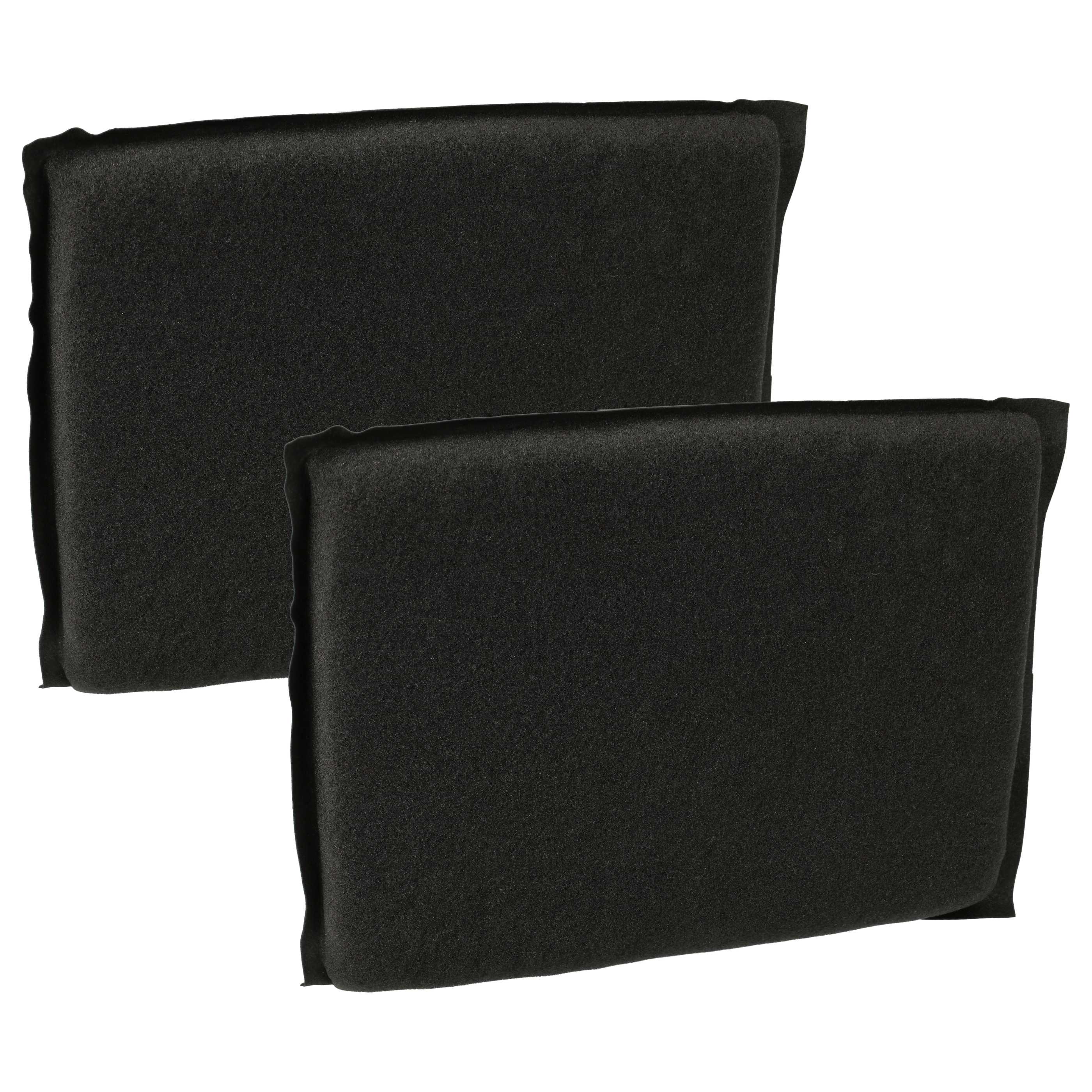 2x Filteractivated carbon filter suitable for Vorwerk Tiger VT265, VT270, 265, 270 Vacuum Cleaner