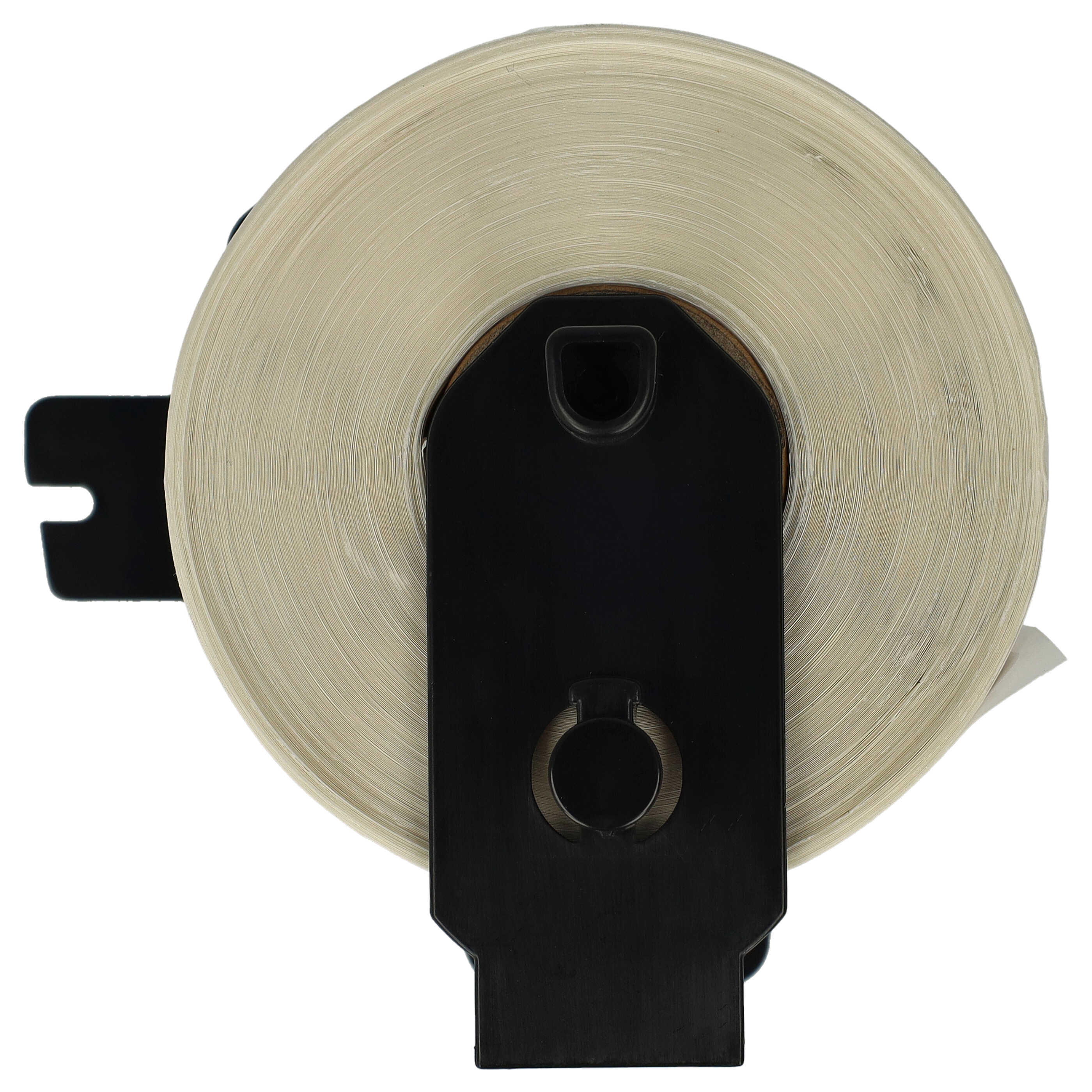 2x Label Roll replaces Brother DK-11202 Labeller - 62 mm x 100 mm + Holder