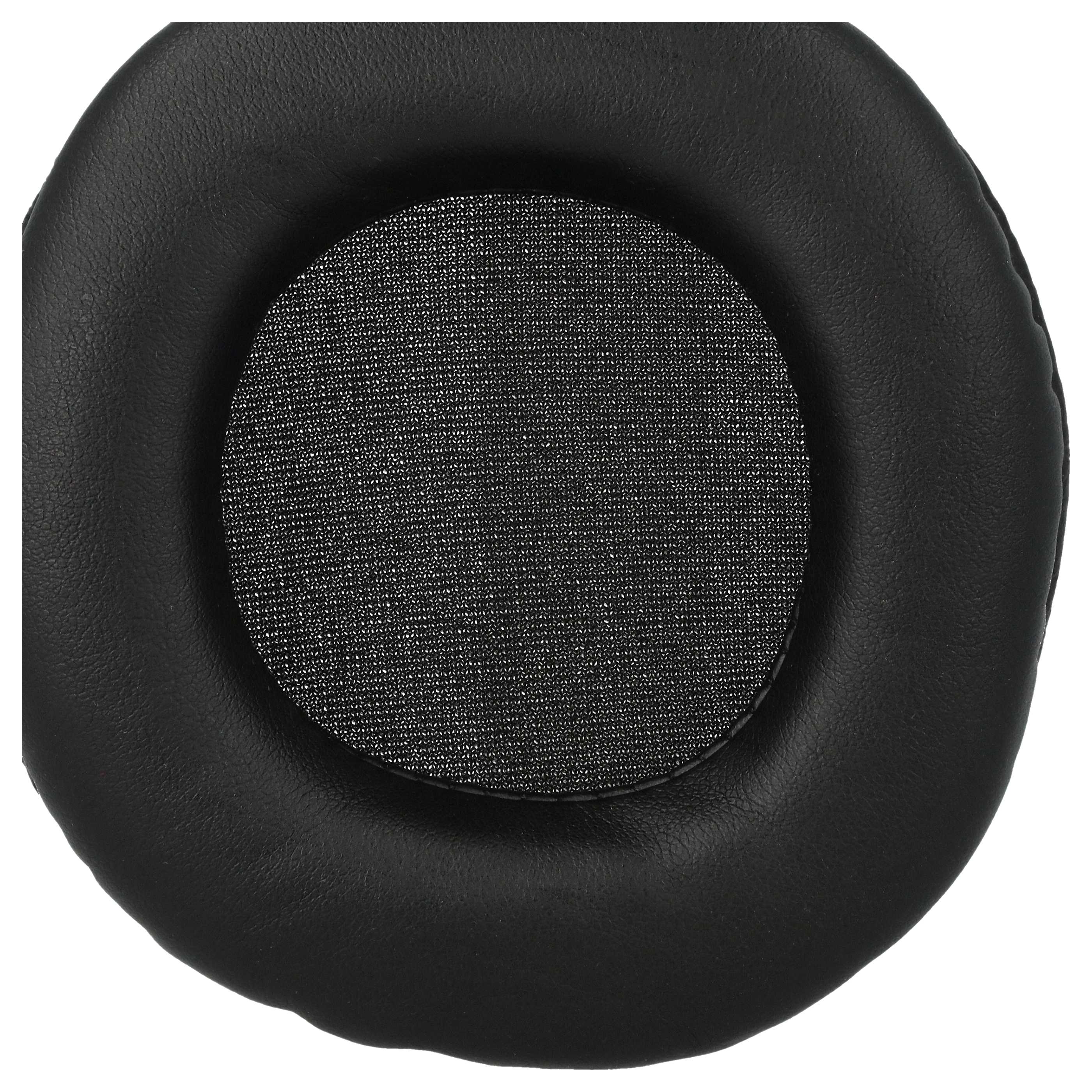 2x Ear Pads suitable for Sony MDR Headphones etc. - foam / synthetic leather, 9 cm External Diameter