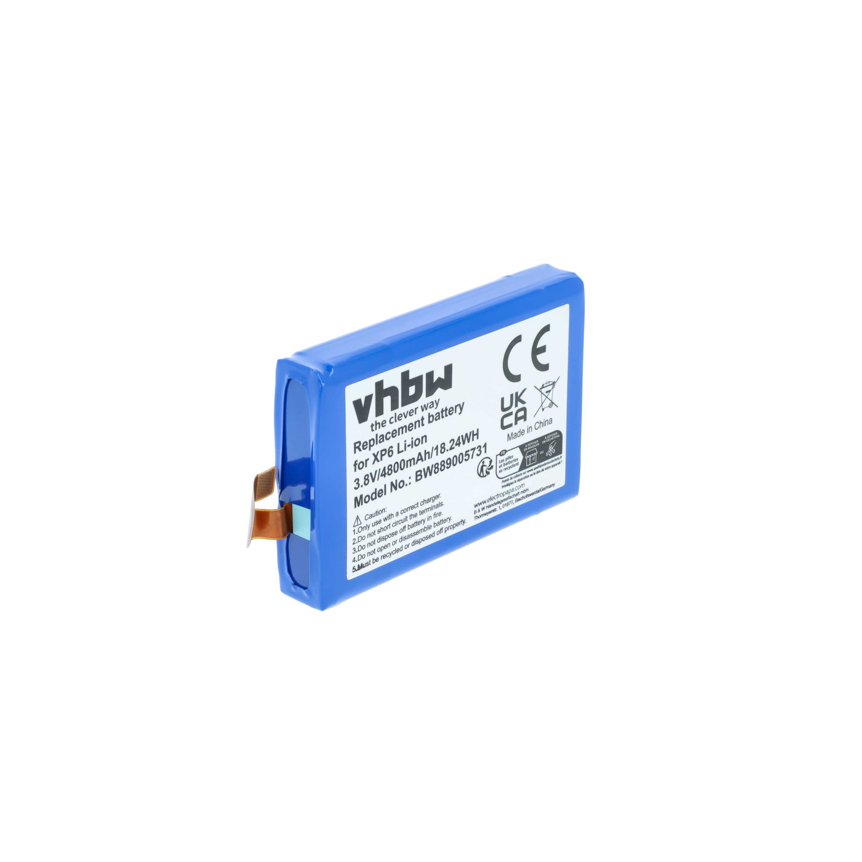 Akumulator do telefonu smartfona zamiennik Socket Mobile BAT-04800-01S - 4800 mAh 3,8 V Li-Ion