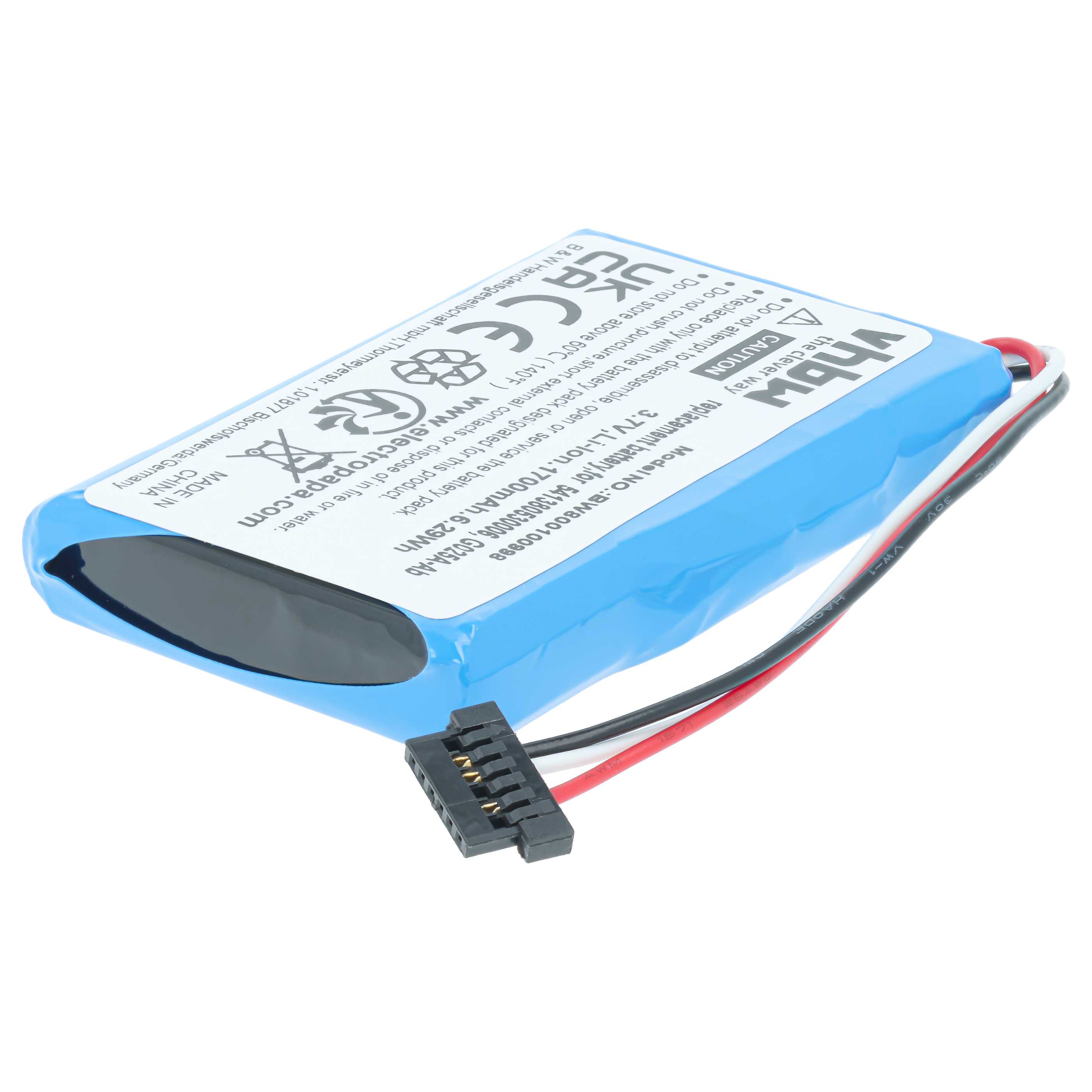 Batería recargable GPS - 1700 mAh 3,7 V Li-Ion
