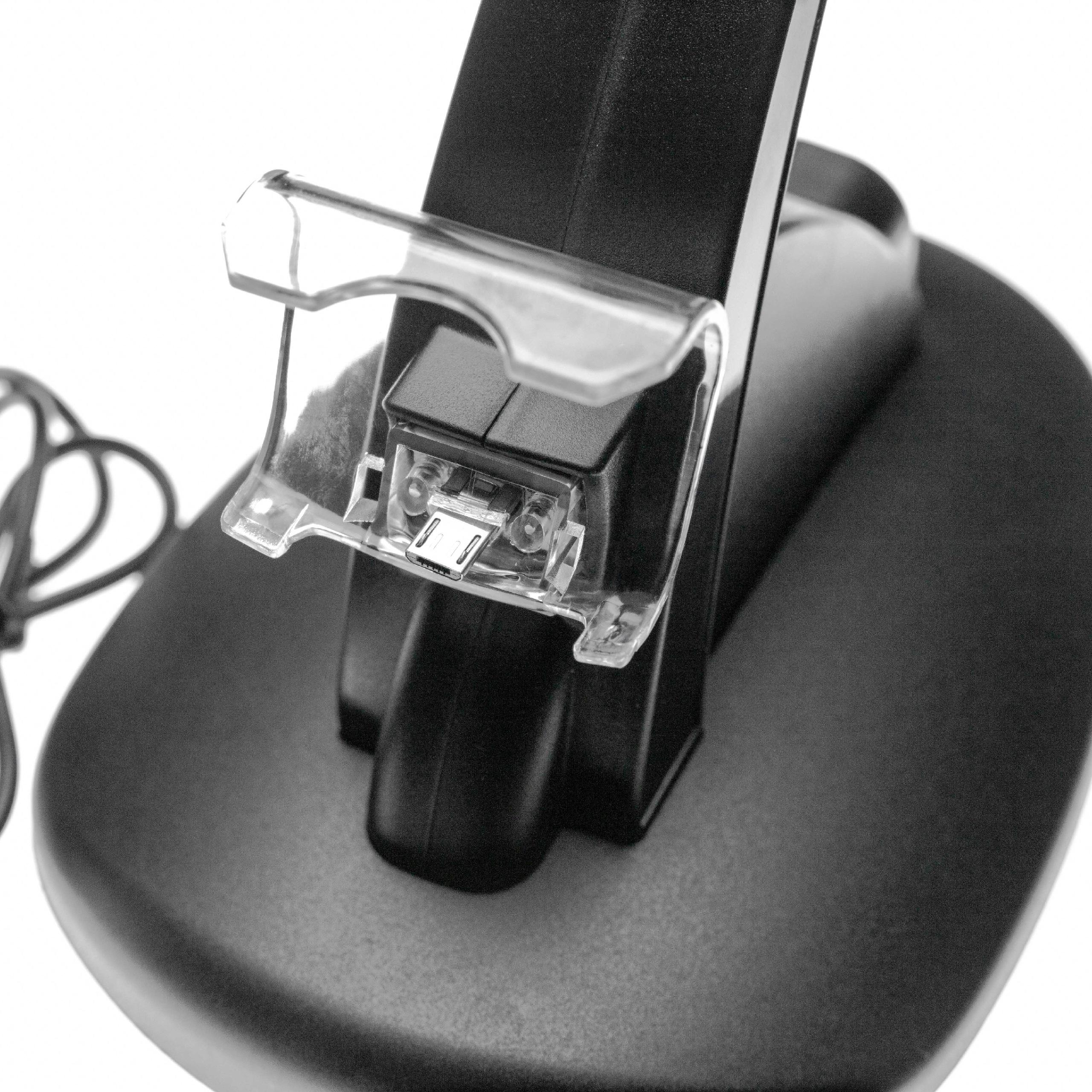Stazione di ricarica USB doppia per controller Sony Playstation 4 PS4 Pro, 4 PS4 Slim - Base di ricarica + cav