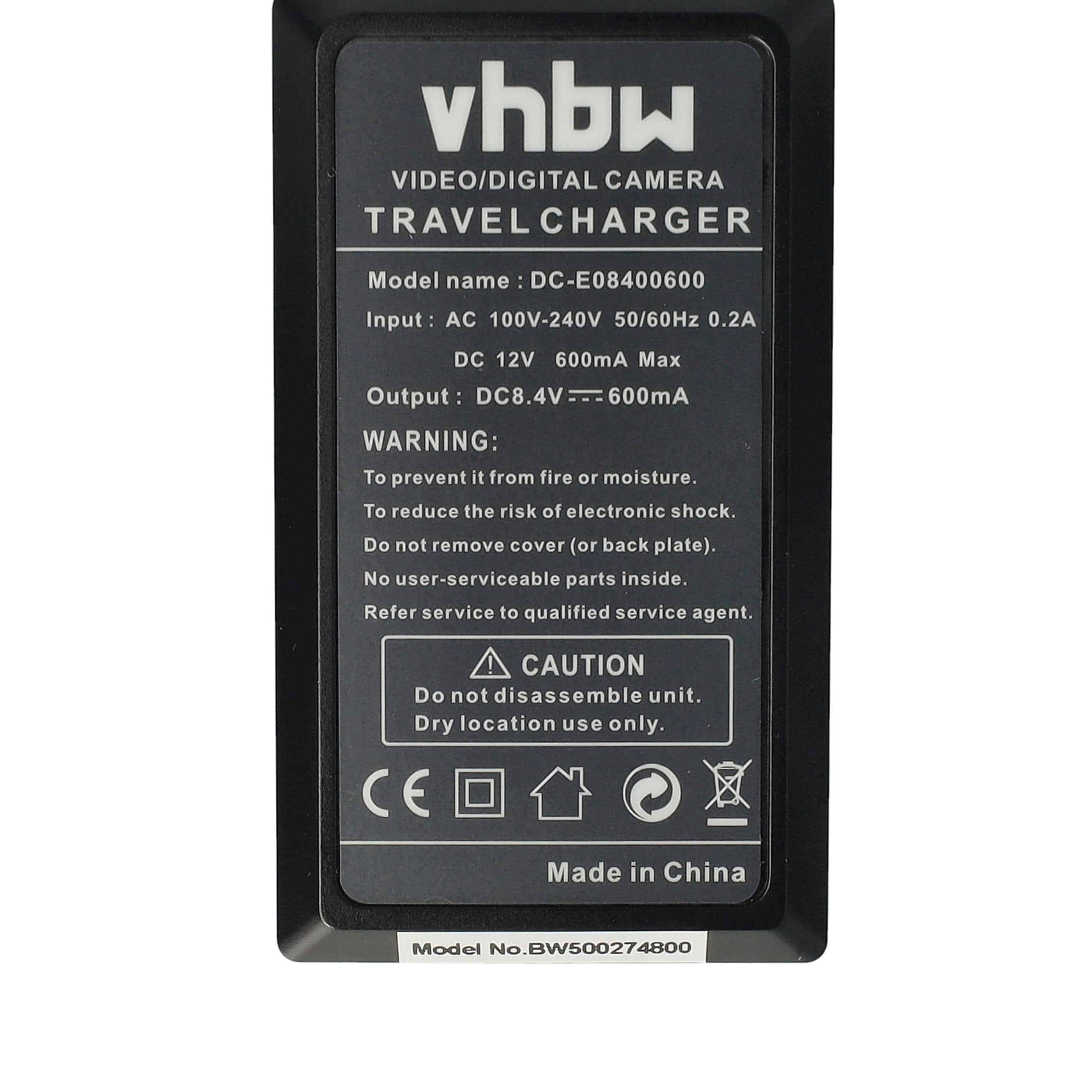 Battery Charger suitable for CU-VH1 Camera etc. - 0.6 A, 8.4 V
