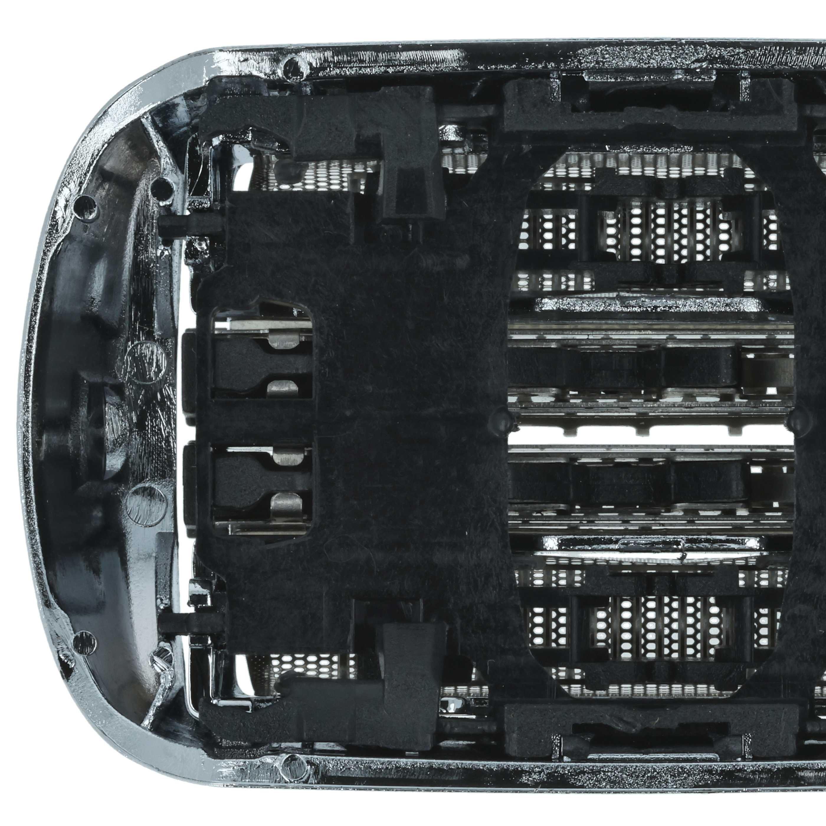 2x Shaving Heads replaces Braun 92S for Braun Electric Razor, silver