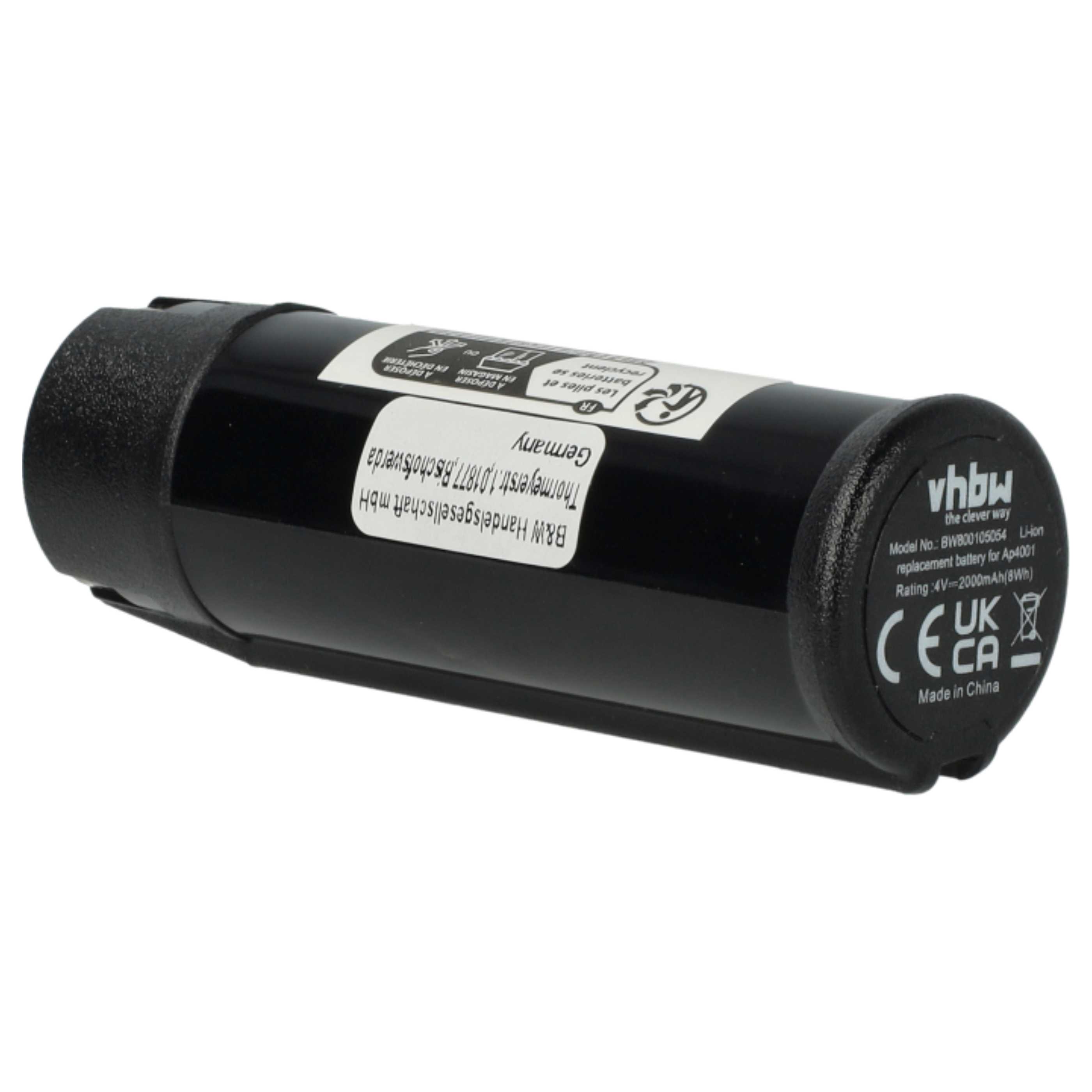 3x Batteria sostituisce Ryobi AP4001 per attrezzo - 2Ah 4V Li-Ion