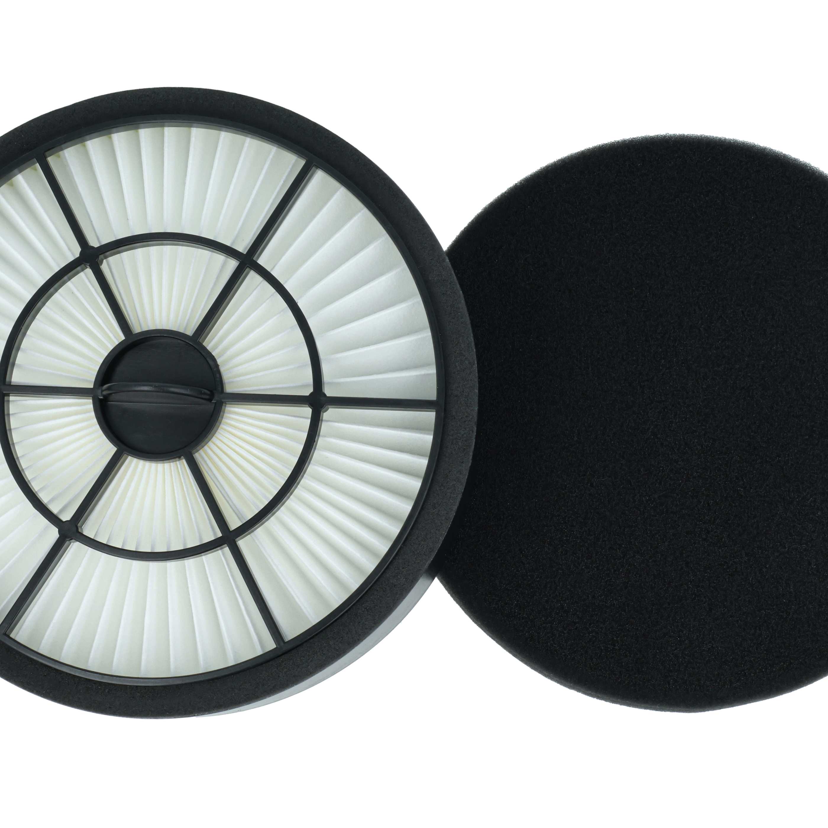 Set 4 filtros reemplaza Hanseatic 15705486 para aspiradora - filtro aire salida, filtro combi (HEPA + espuma)