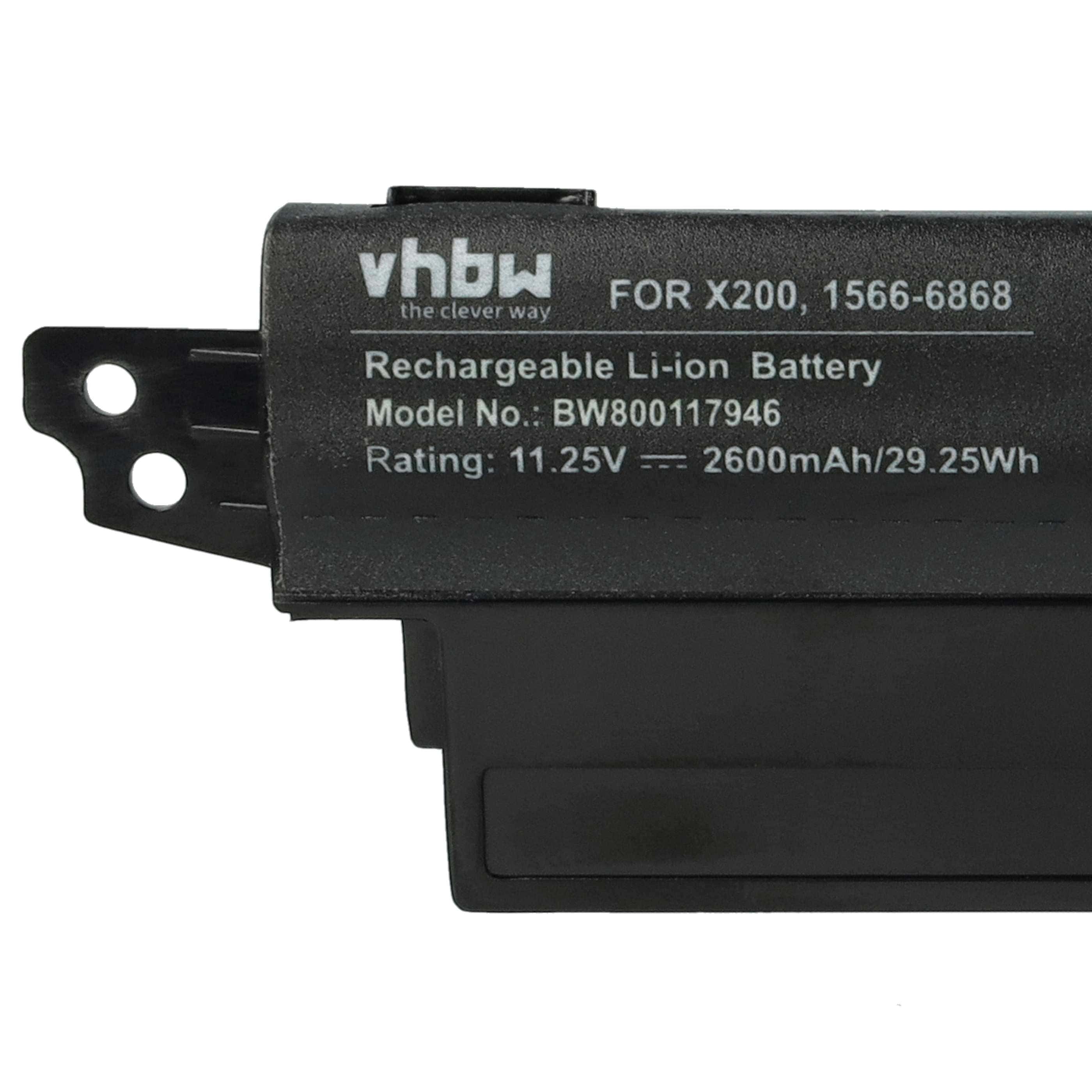 Akumulator do laptopa zamiennik Asus 1566-6868, 0B110-00240100E, A31LM9H - 2600 mAh 11,25 V Li-Ion, czarny