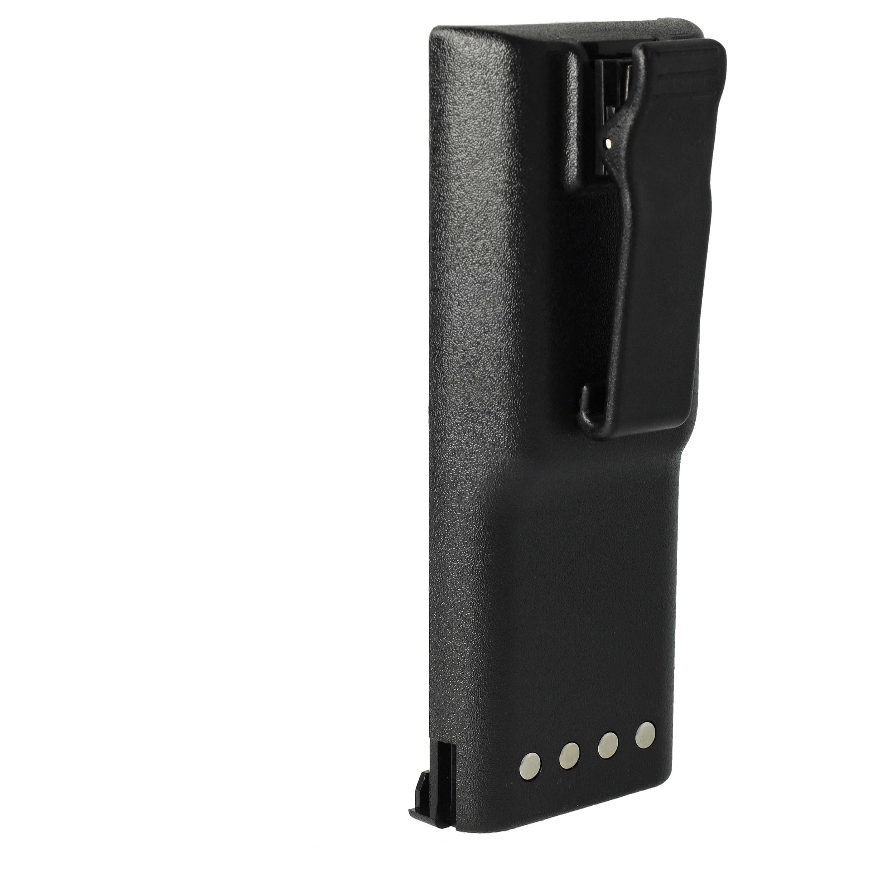 Akku als Ersatz für Motorola HNN8133C, HNN8308A, HNN9628 für Funkgerät - 1800mAh 7,5V NiMH + Gürtelclip