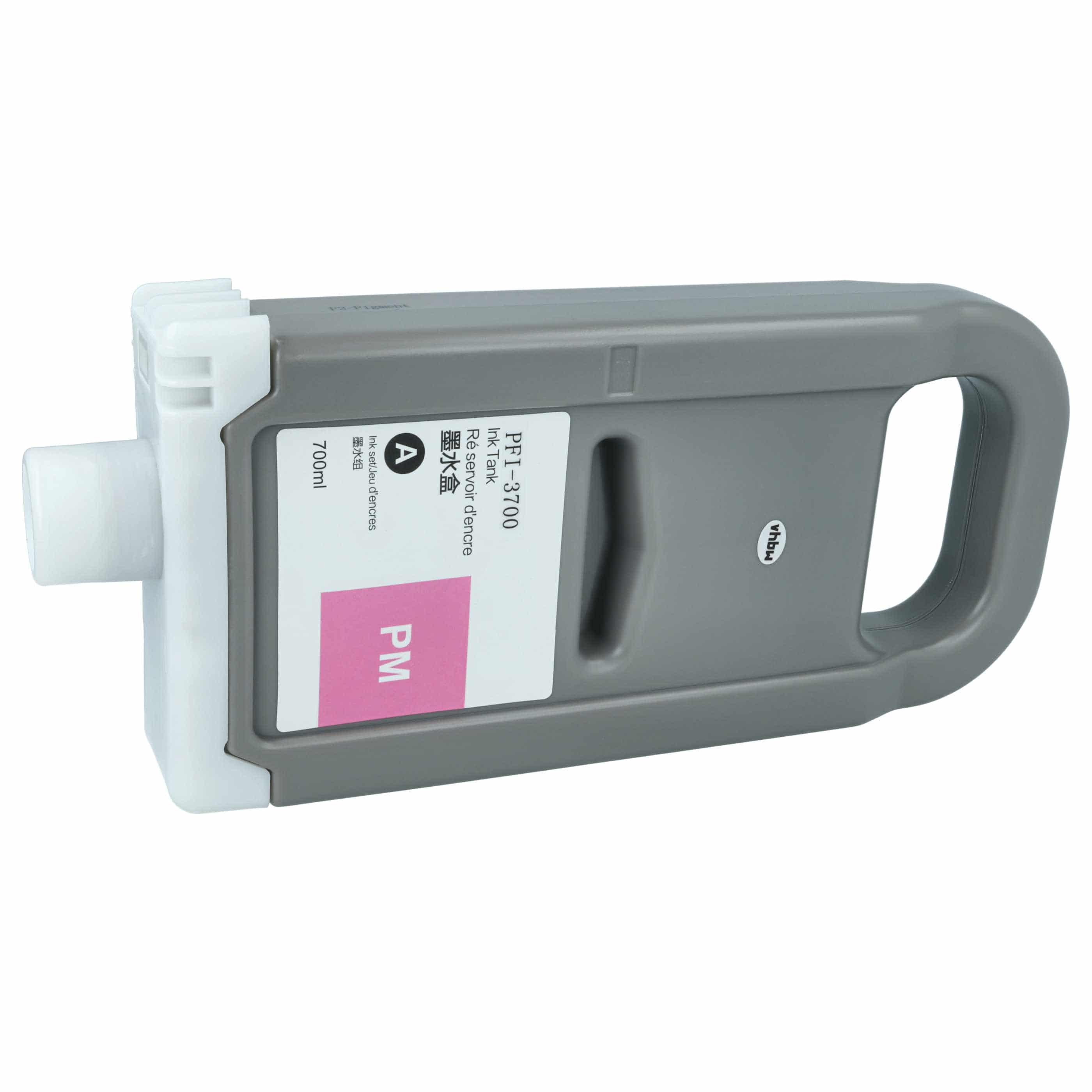 Ink Cartridge as Exchange for Canon PFI-3700 PM for Canon Printer - photo magenta 700 ml