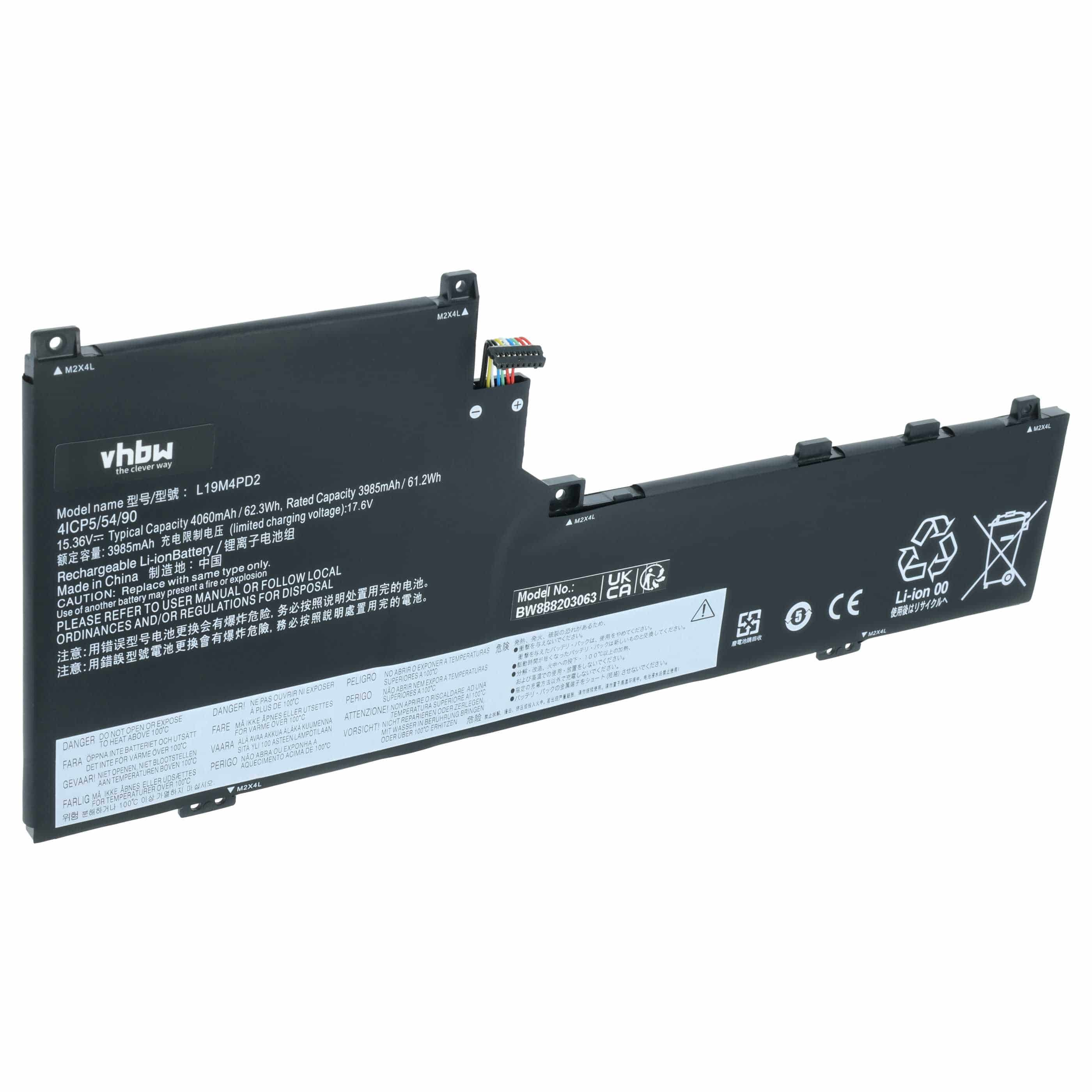 Akumulator do laptopa zamiennik Lenovo 5B10U97773, 5B10U97772, 5B10W67424, 5B10W67253 - 3950 mAh 15,36 V LiPo