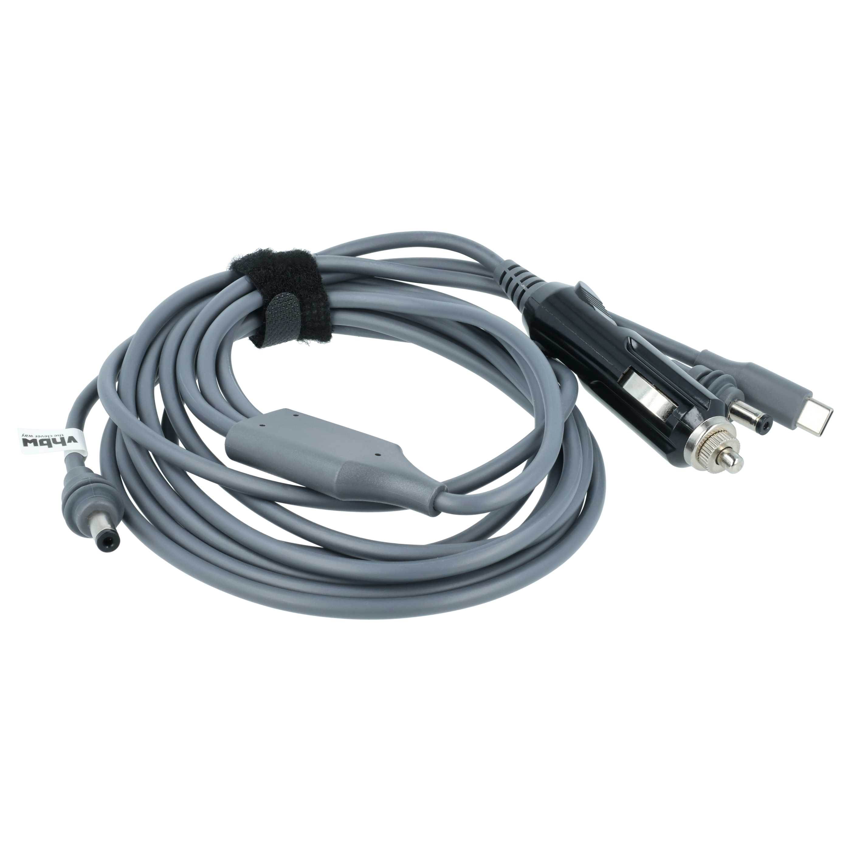 3 in 1 Stromkabel für Wlan Router wie Starlink Mini, DC auf USB Typ C, DC, KFZ-Stecker, 100 W, 20 V, 5A, Länge: 3m