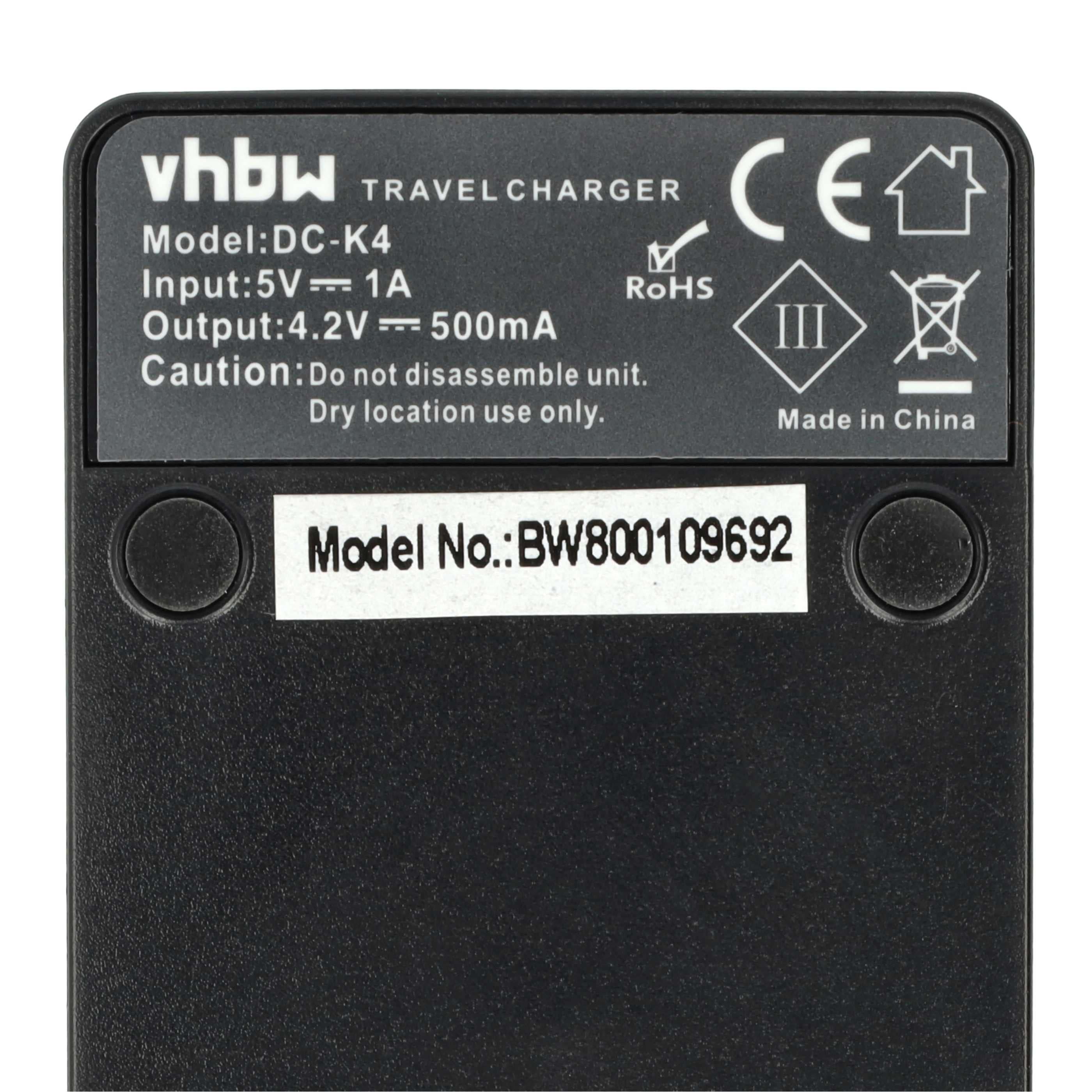1x station de charge, 1x câble d'alimentation, 1x batterie remplace BenQ DLI216 pour caméra Bosch