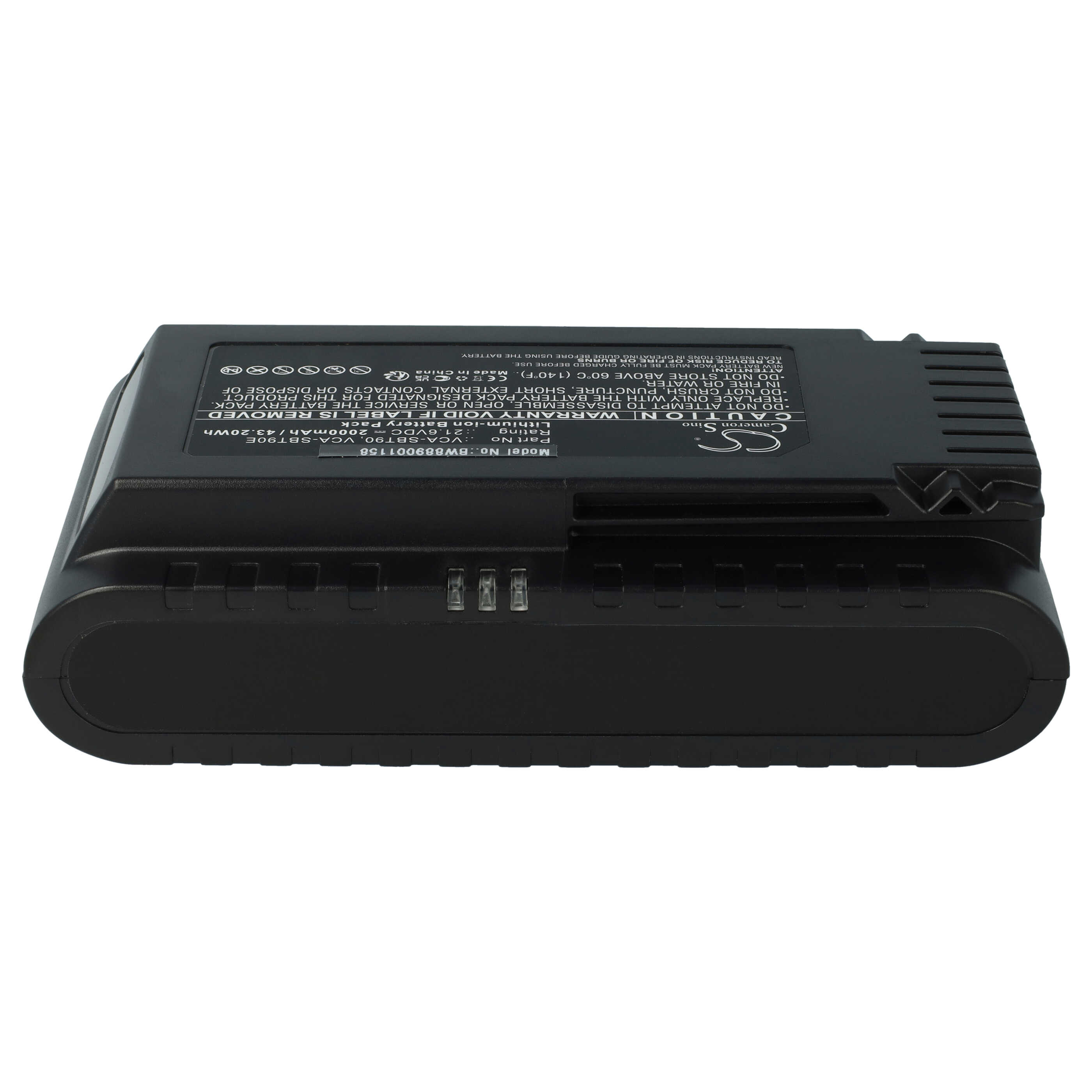 Battery Replacement for Samsung VCA-SBT90E, VCA-SBT90, DJ96-00221A for - 2000mAh, 21.6V, Li-Ion