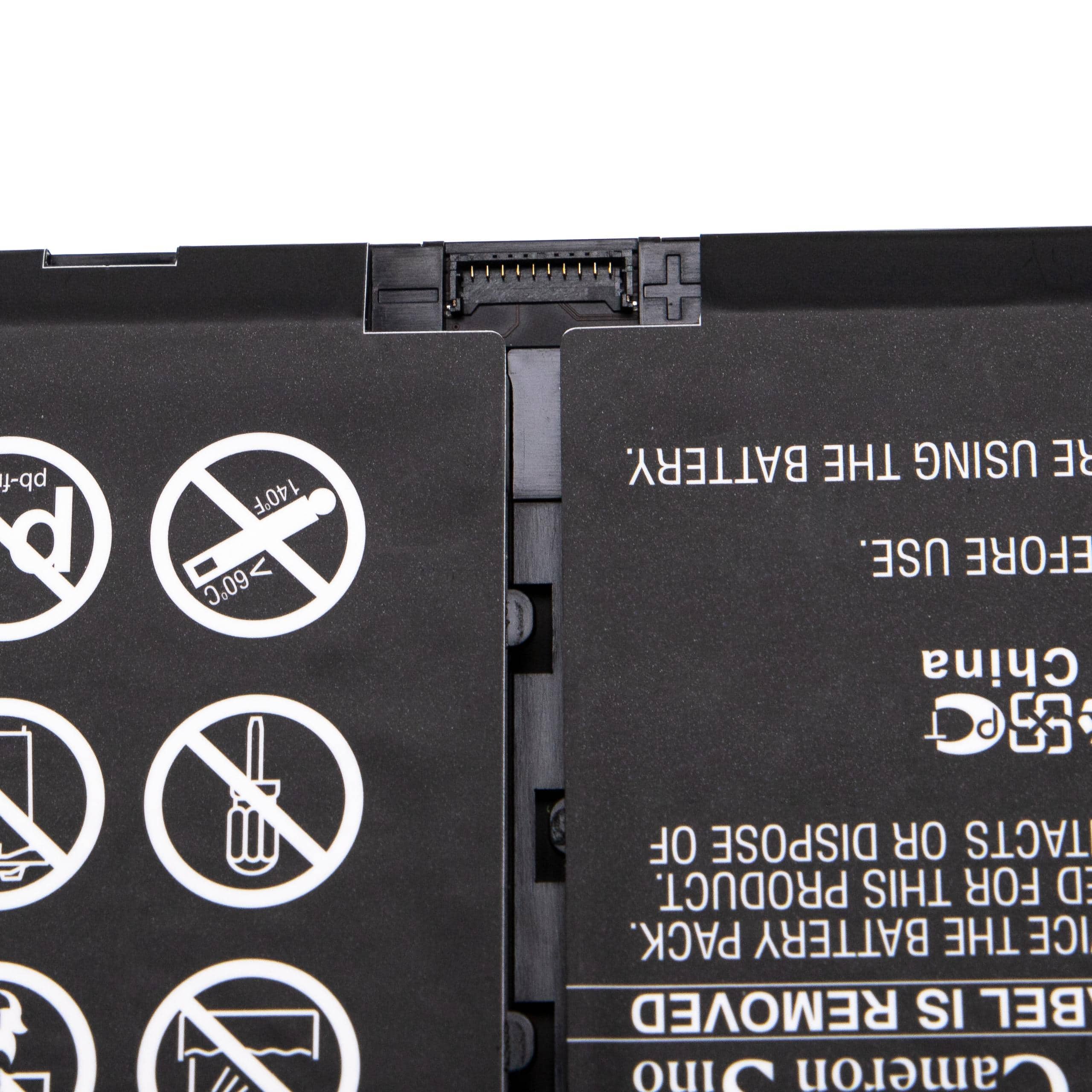 Batterie remplace Dell JK6Y6, CF5RH, C5KG6 pour ordinateur portable - 3450mAh 11,25V Li-polymère