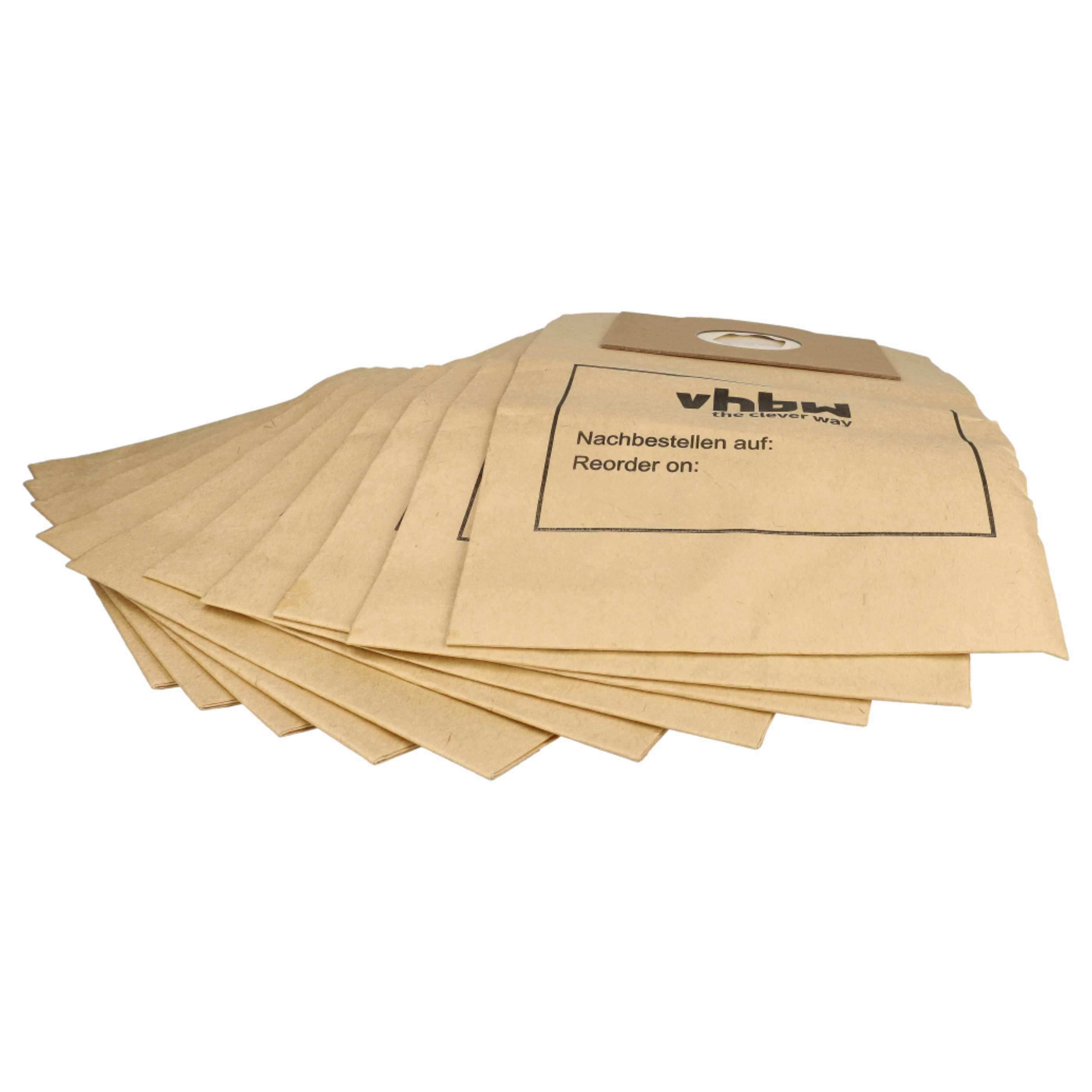 50x Sac remplace Menalux T035 pour aspirateur Tefal - papier