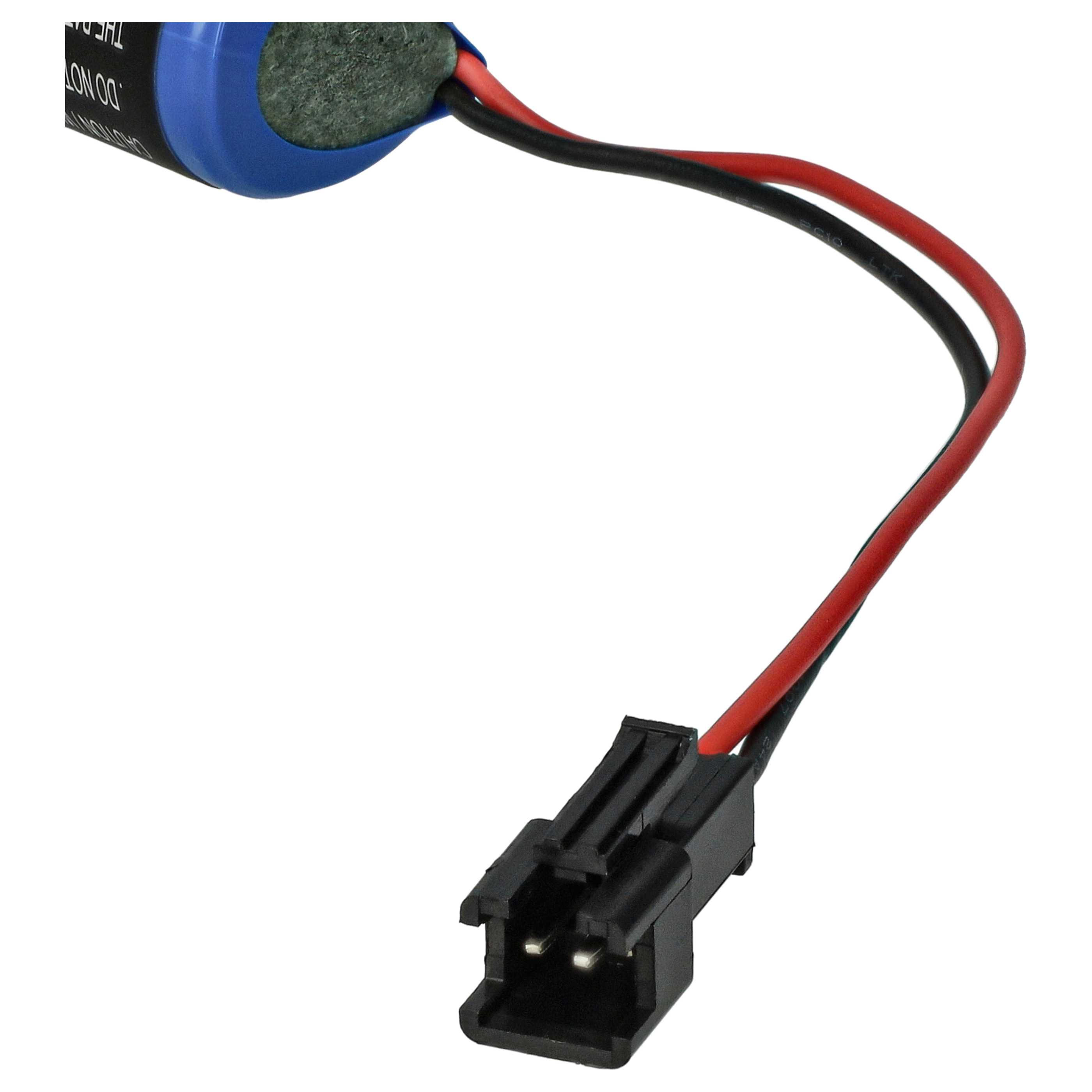 2x Akumulator do PLC programowalnego sterownika zamiennik CR17450E-R, CR17450ER, CR17450 - 2600 mAh 3 V Li-Ion