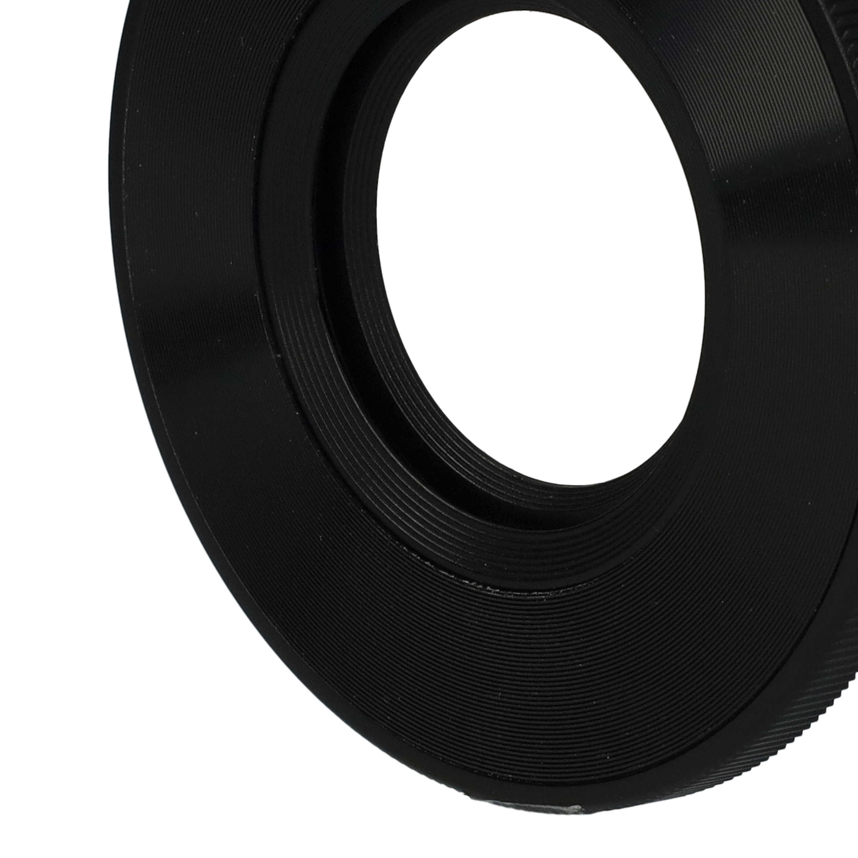 Tapa objetivo automático 63mm para cámara Sony SELP1650 16-50mm f/3.5-5.6, PZ 16-50mm F3.5-5.6, plástico negro