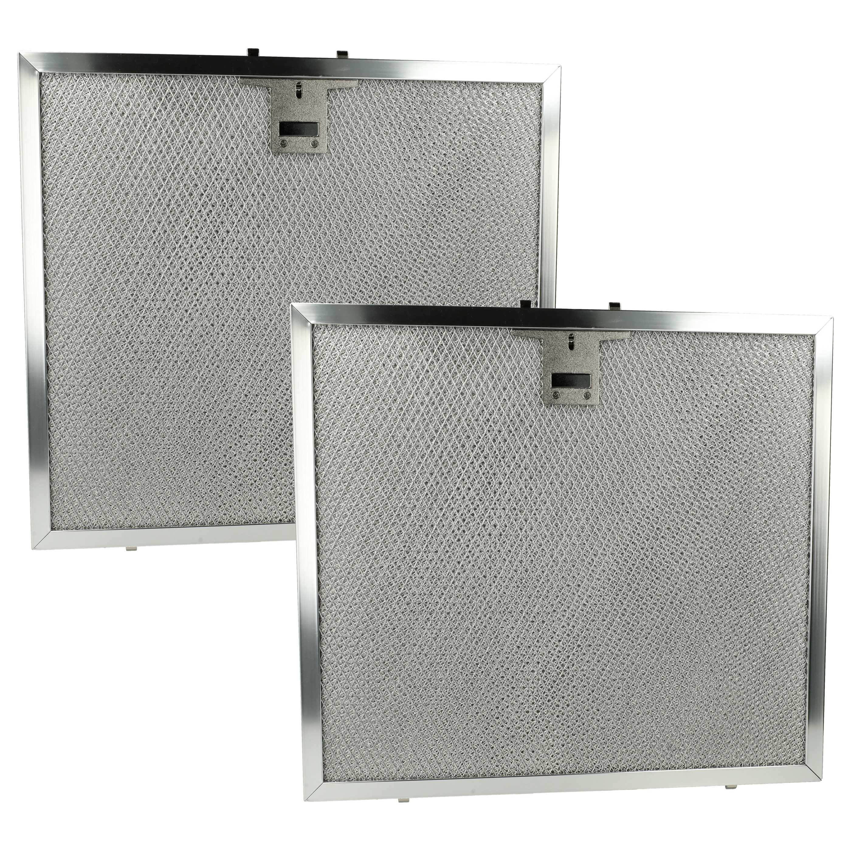 2x Filtres métal remplace Miele 4002515415979, 8269491, 8262680 pour hotte aspirante