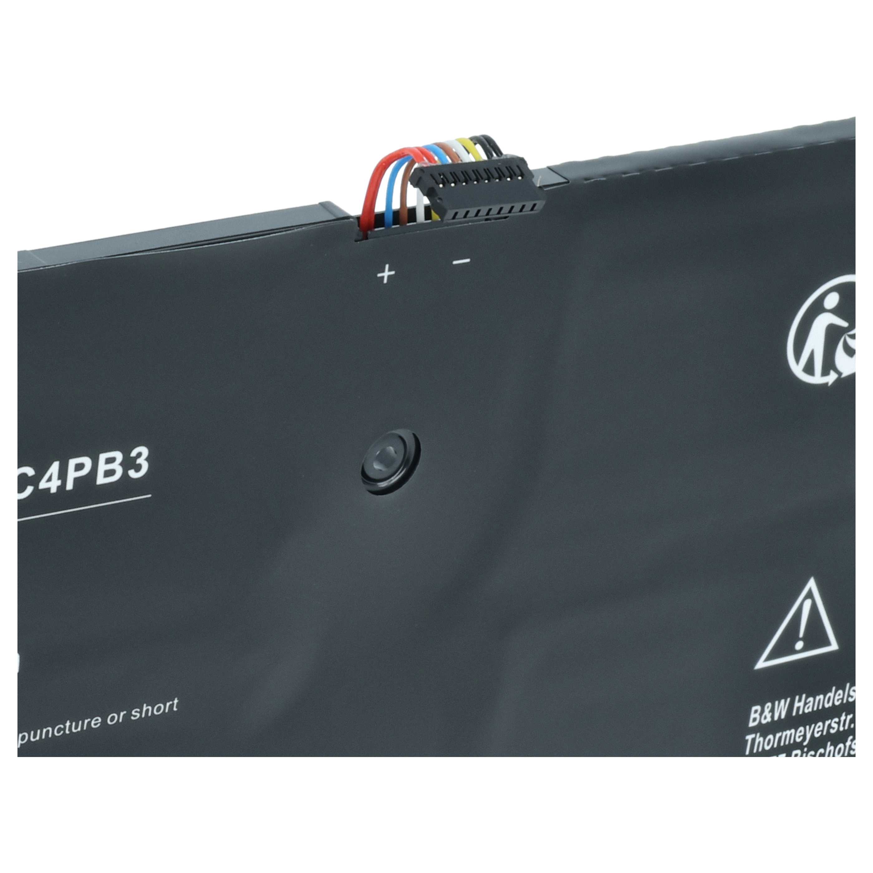 Akumulator do laptopa zamiennik Lenovo L16L4PB3, L16C4PB3, L16M4PB3 - 6200 mAh 7,68 V LiPo, czarny