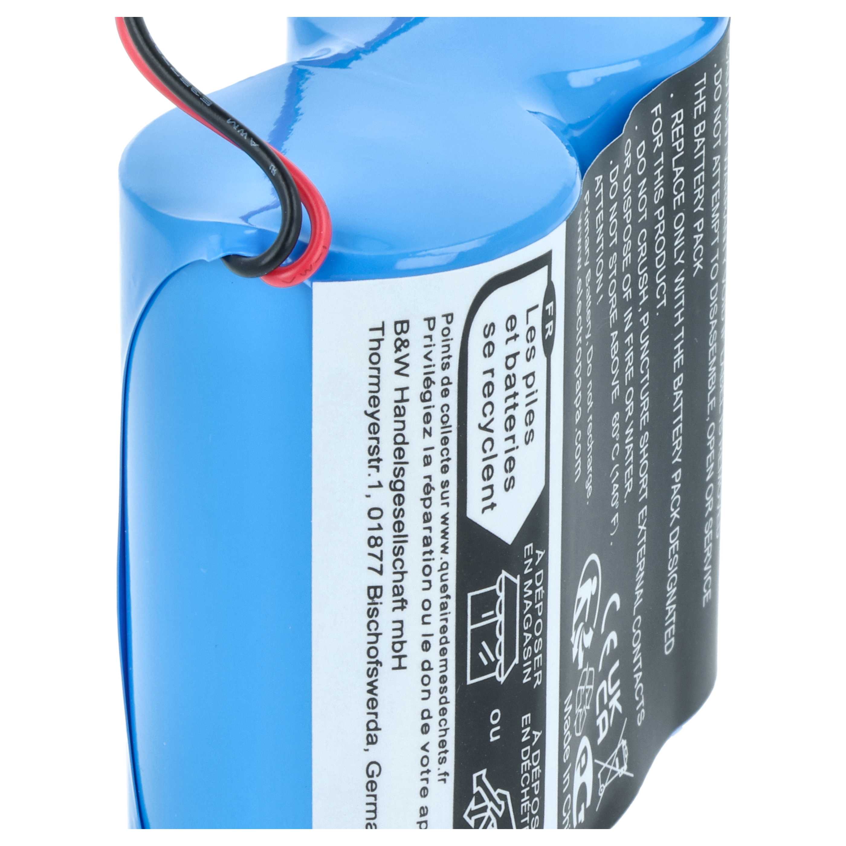 5x Batería reemplaza Siemens E-1574 para dispositivo medición (27000 mAh, 3,6 V, Li-MnO2)