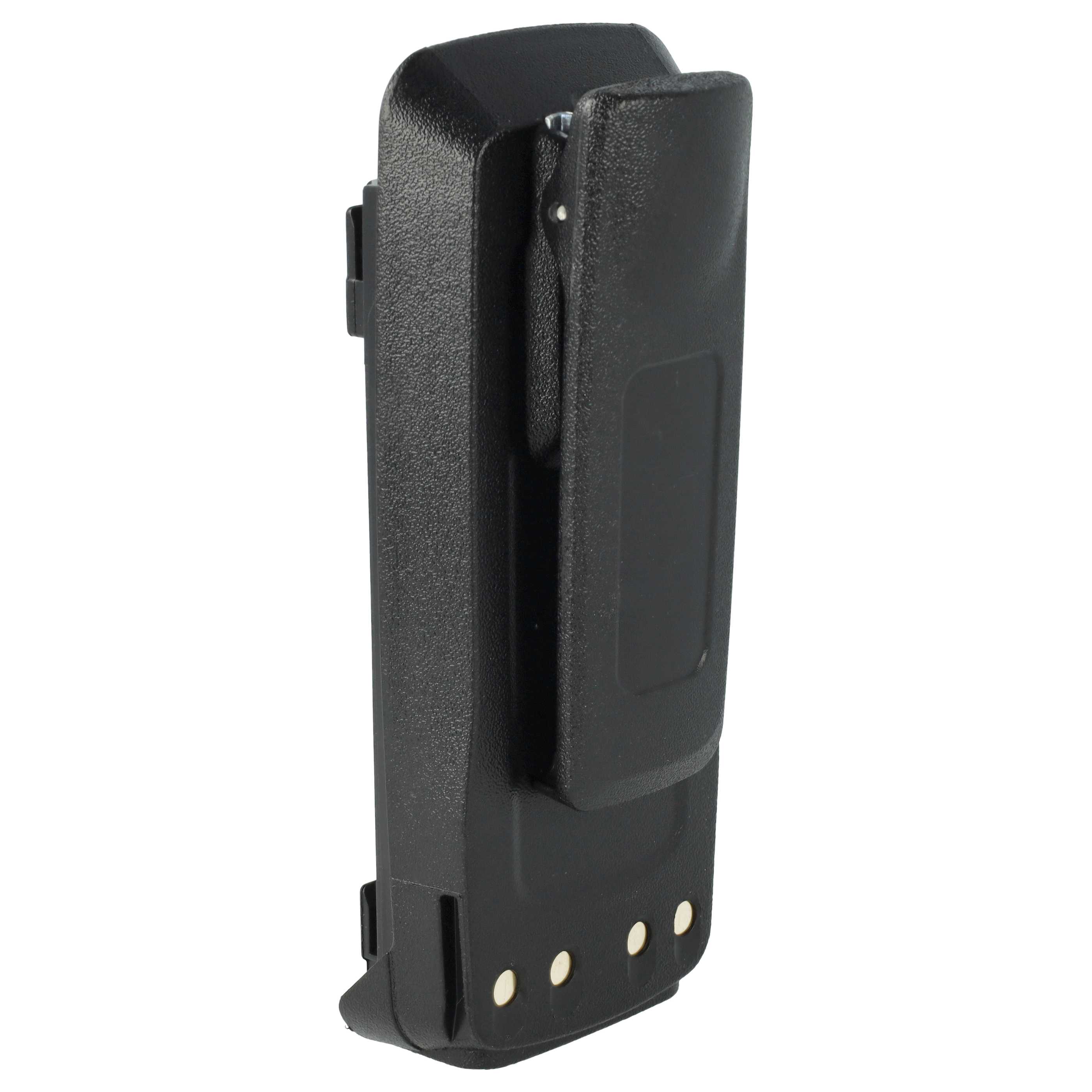 Radio 10x Battery replaces Motorola NNTN4066, PMNN4065, NNTN4077, NNTN4103 - 2600 mAh 7.4 V Li-Ion + Belt Clip