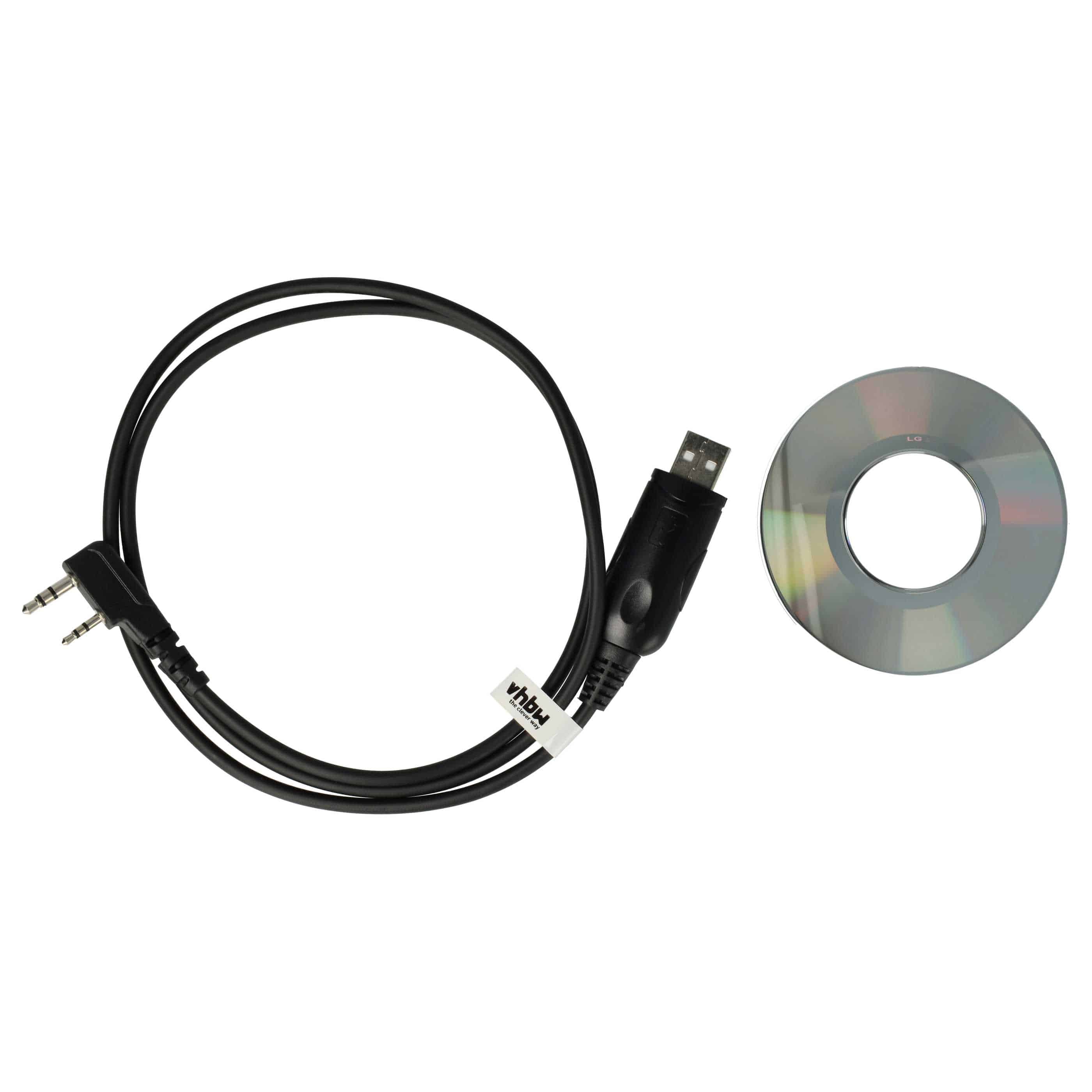 Programming Cable for Kenwood Radio etc.