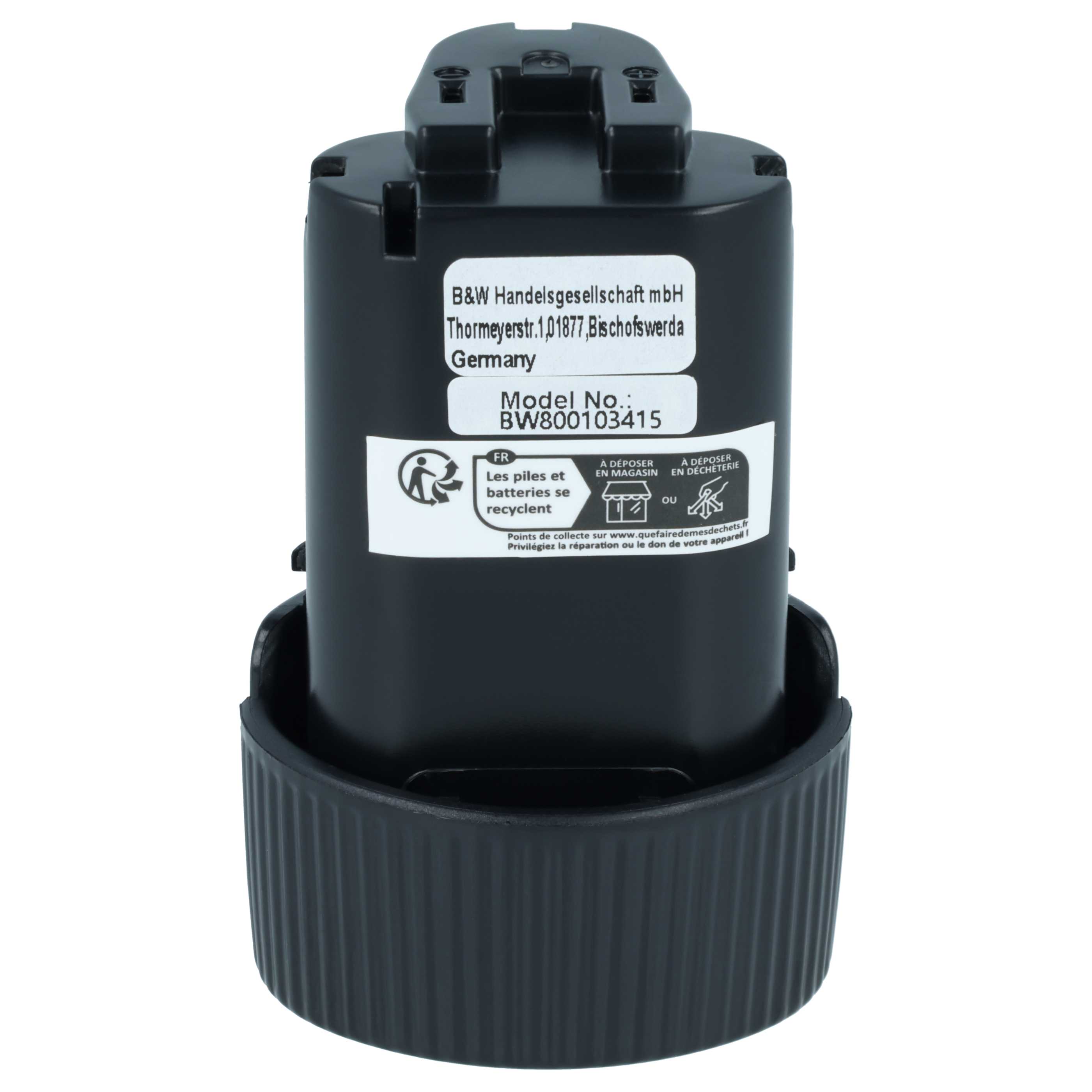 Batterie remplace Makita 194550-6, 194551-4, 194588-1, 195332-9 outil électrique Makita - 1,5Ah 10,8V Li-ion