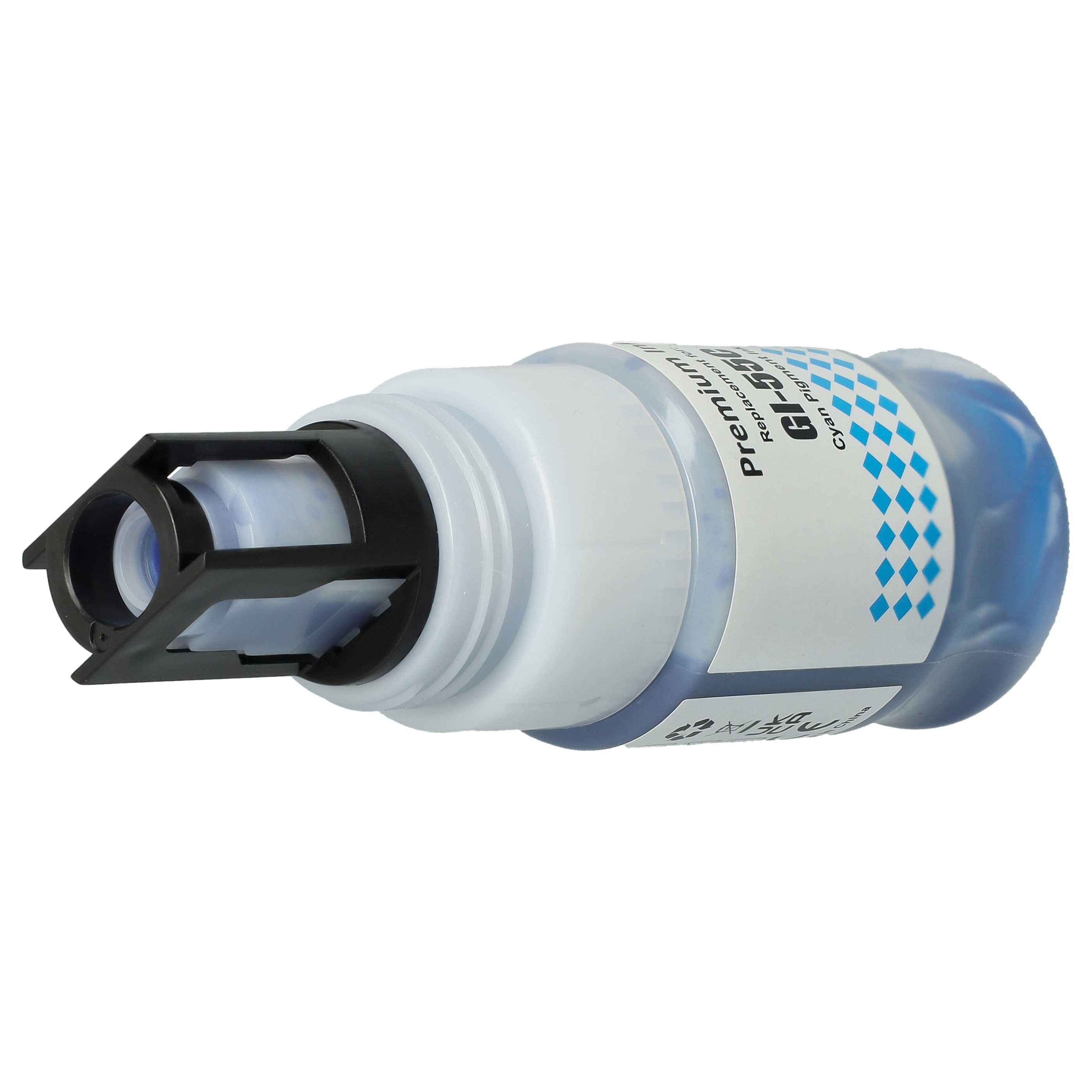 Nachfülltinte Cyan als Ersatz für Canon GI-55C, 6289C001 für Canon Drucker - Pigmentiert, 40ml