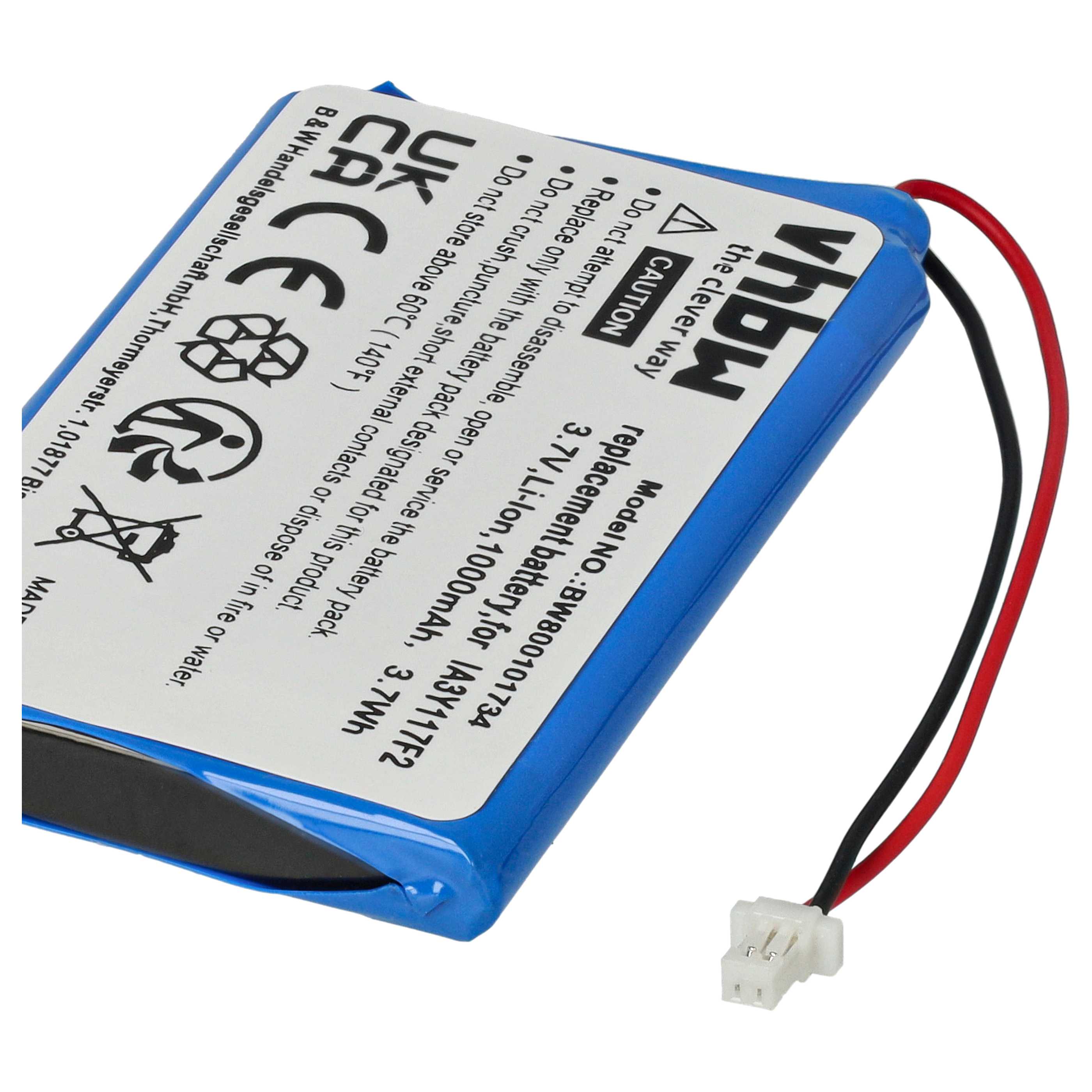 Akumulator do nawigacji GPS zamiennik IA3Y117F2 - 1000 mAh 3,7 V Li-Ion