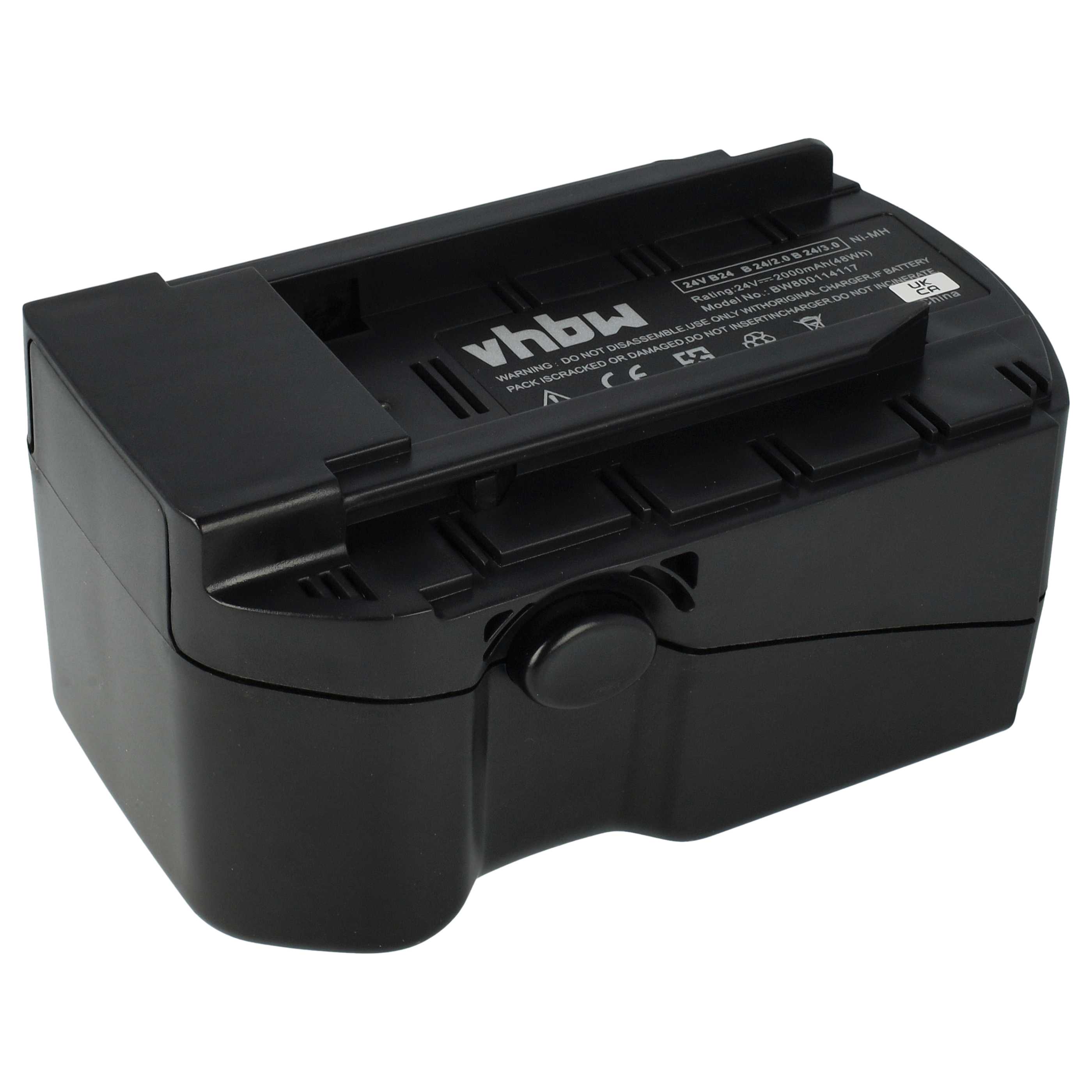 Battery replaces Hilti B24/3.0, B24/2.0, B24 Electric Power Tool - 2000 mAh, 24 V, NiMH