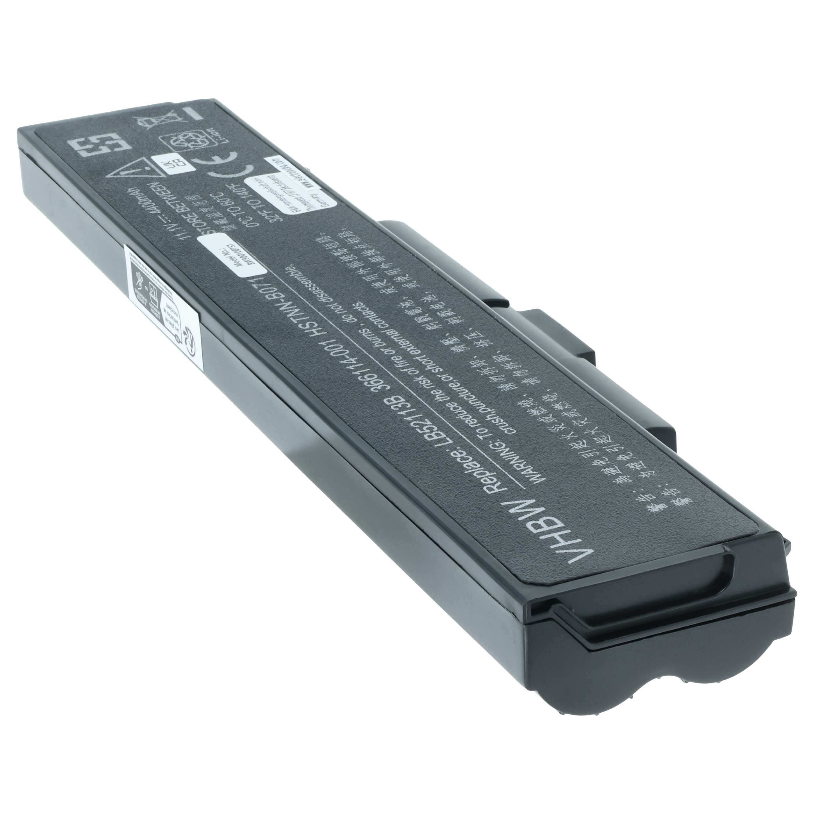 Akumulator do laptopa zamiennik LG LB62115E, LRBA06BLU - 4400 mAh 11,1 V Li-Ion, czarny