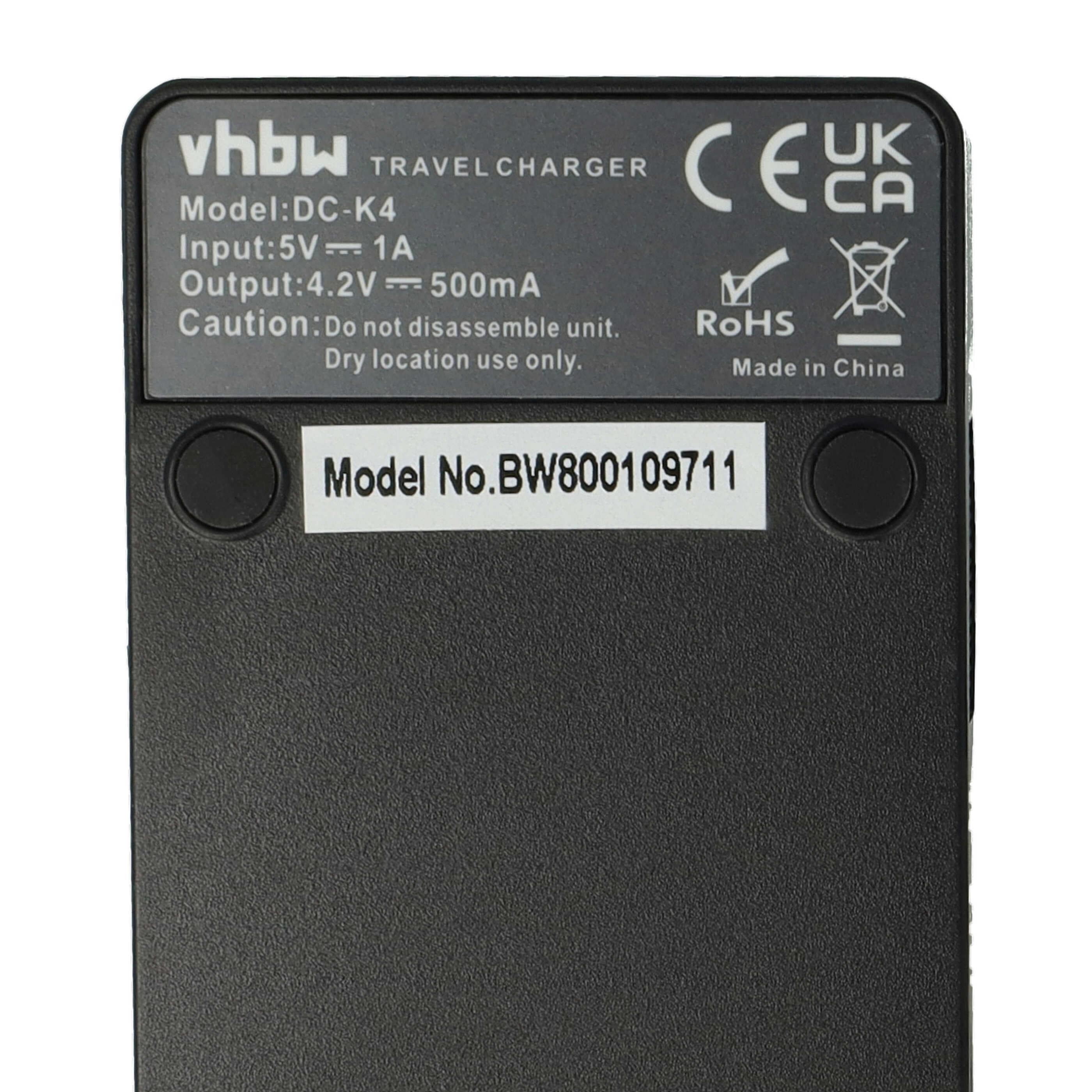 Battery Charger USB-C + Cable USB-C suitable for Sony DCR-TRV1VE Digital Camera - 0.5 A